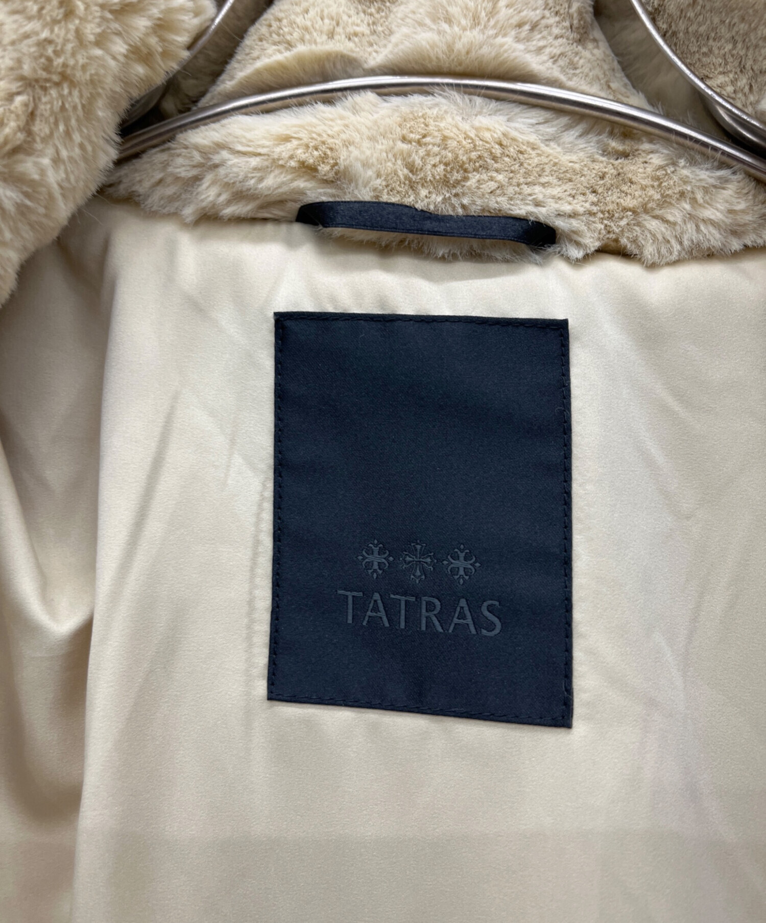 中古・古着通販】TATRAS (タトラス) ボアジャケット ベージュ サイズ:2