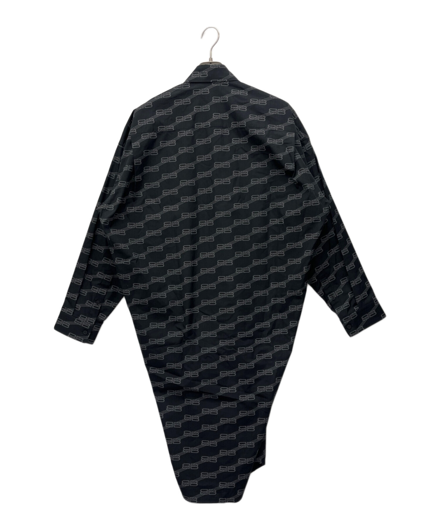 中古・古着通販】BALENCIAGA (バレンシアガ) シャツワンピース グレー