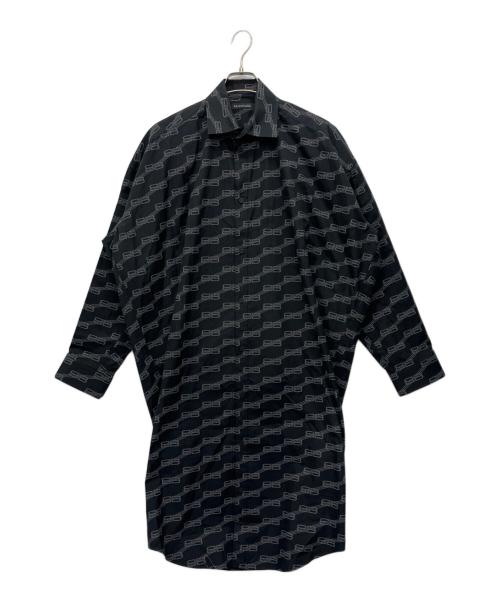 中古・古着通販】BALENCIAGA (バレンシアガ) シャツワンピース グレー