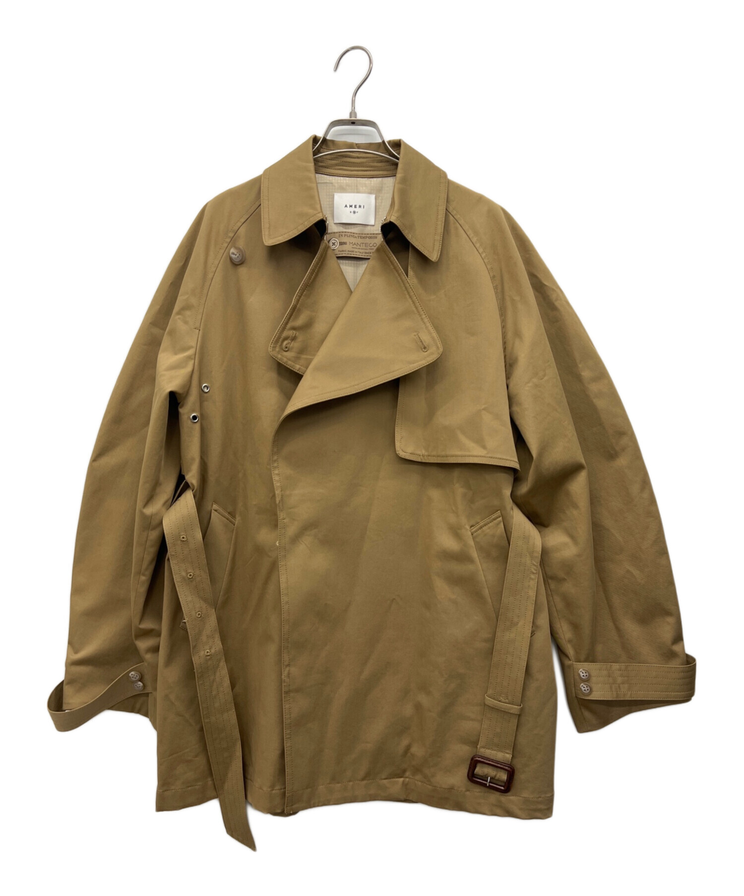 中古・古着通販】Ameri (アメリ) トレンチコート ブラウン サイズ:M 未 