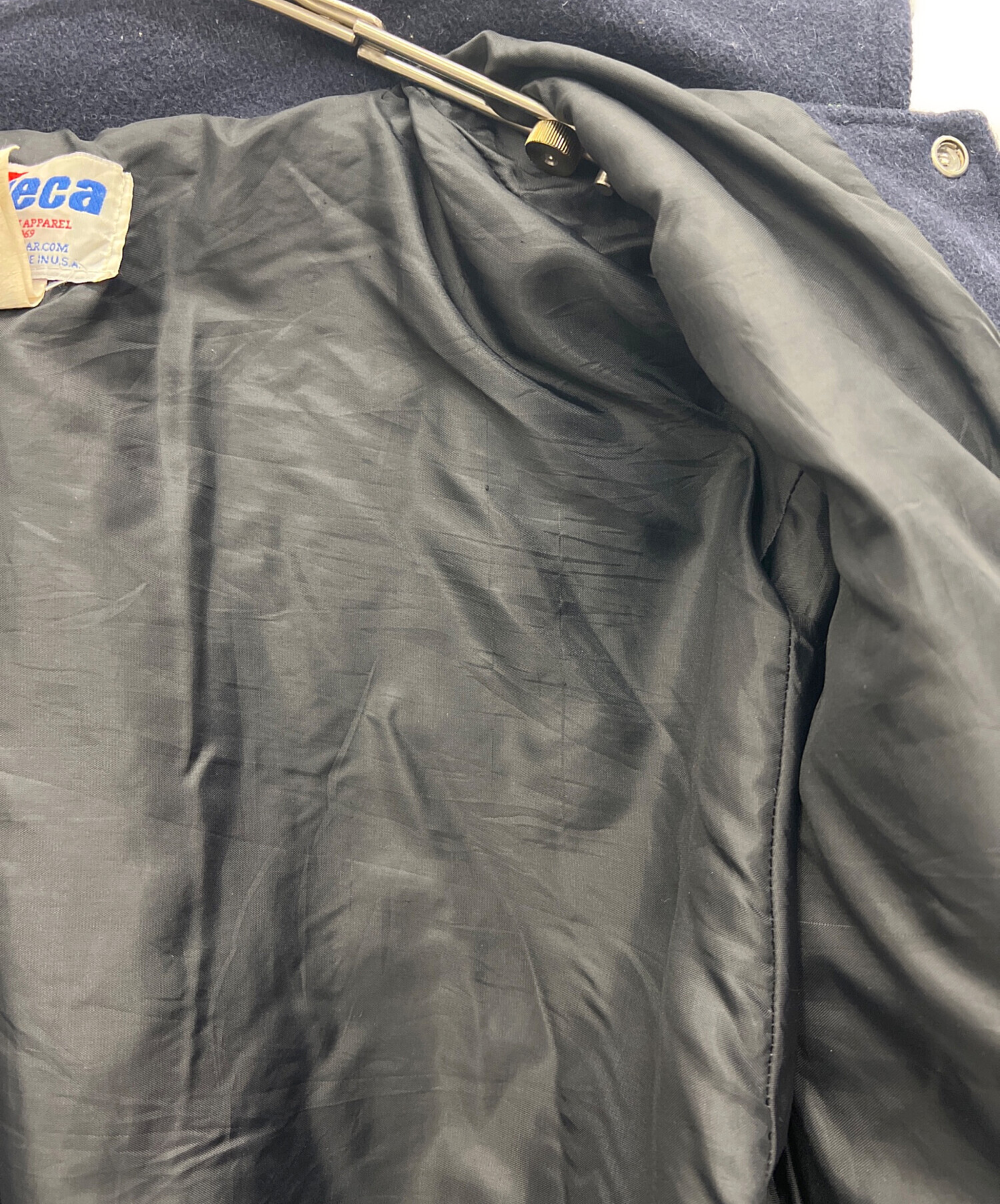 中古・古着通販】MECA (メカ) スタジャン ネイビー サイズ:M｜ブランド