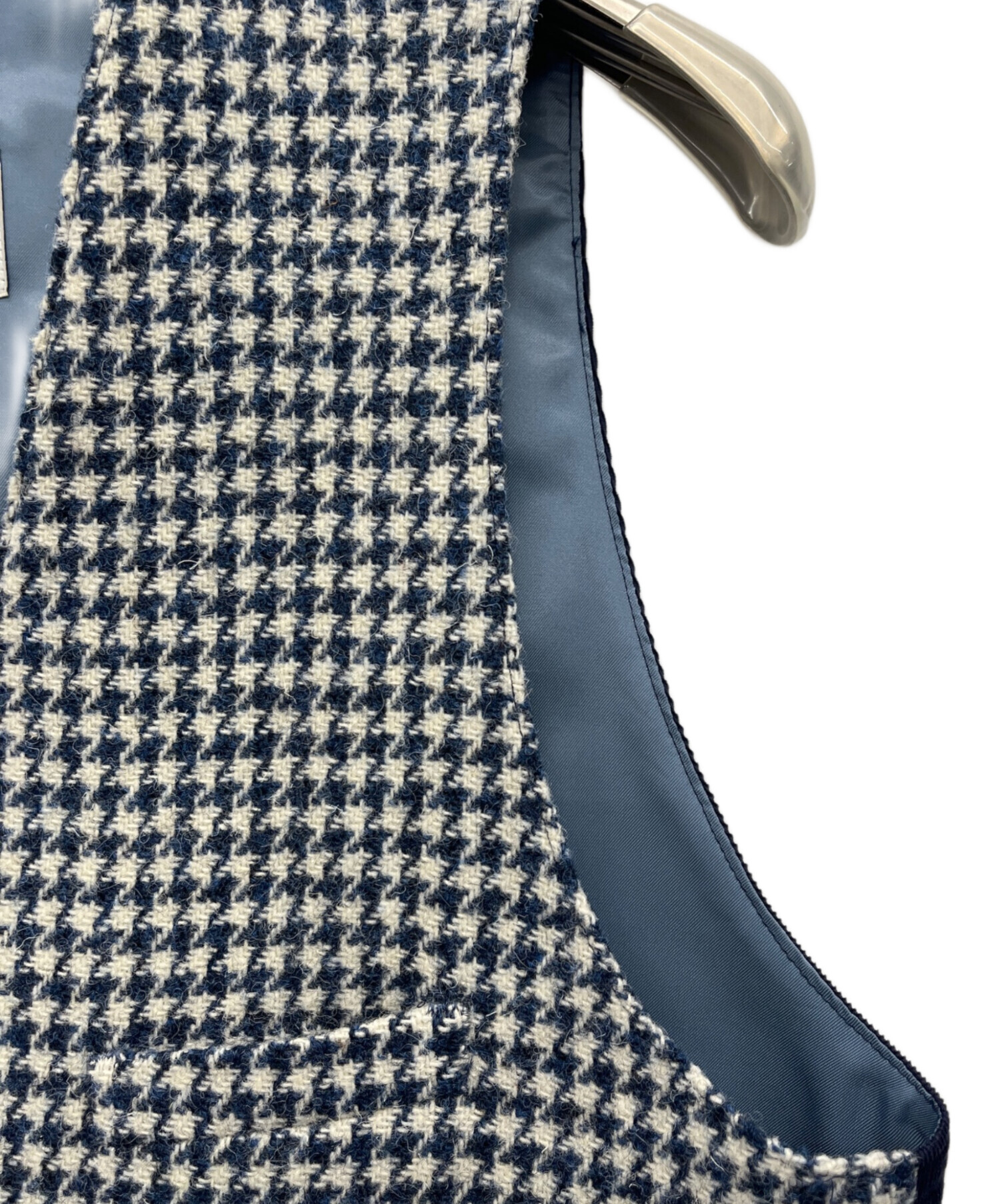 中古・古着通販】Harris Tweed (ハリスツイード) ベスト ブルー サイズ