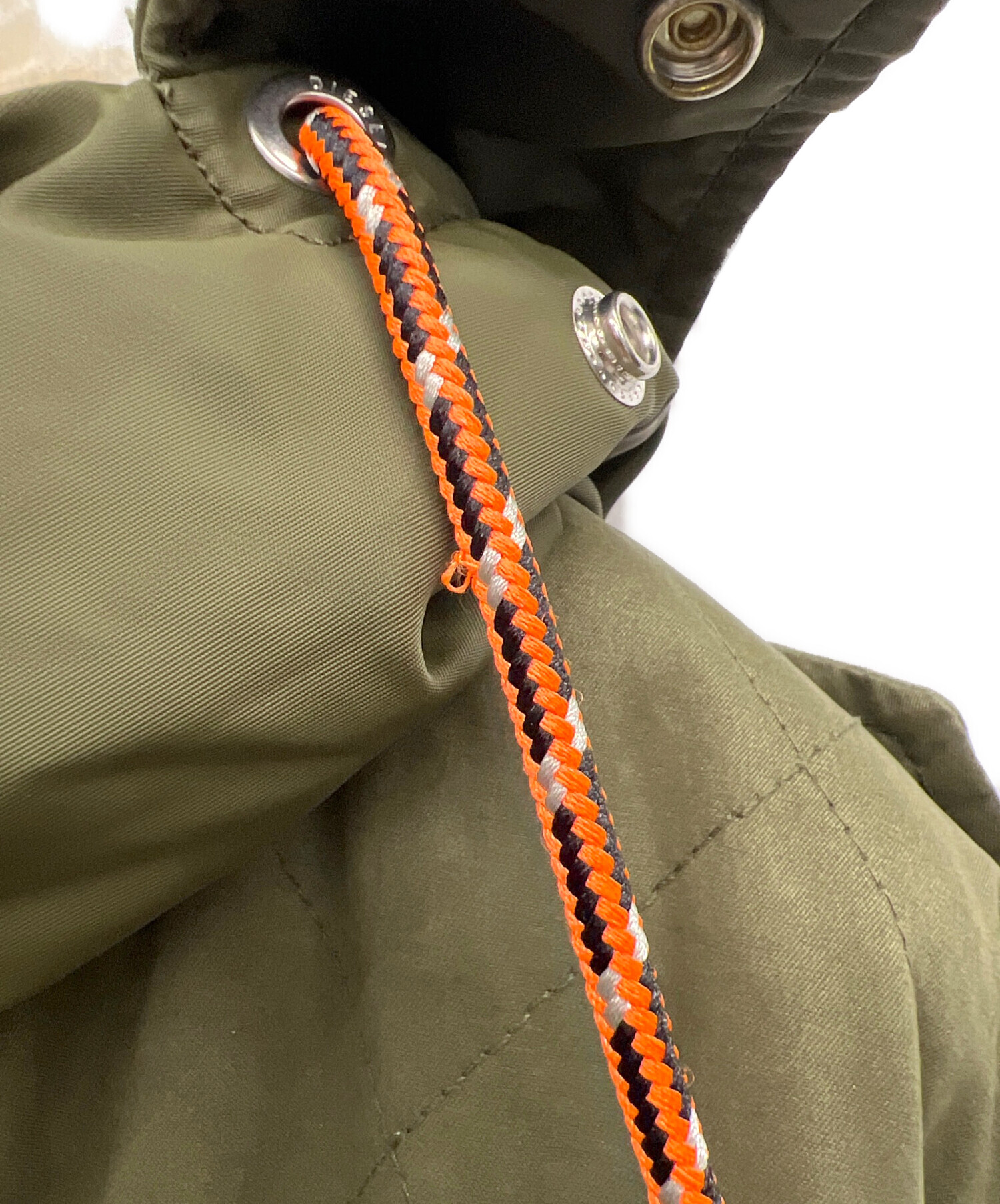 中古・古着通販】DIESEL (ディーゼル) ブルゾン グリーン サイズ:XS