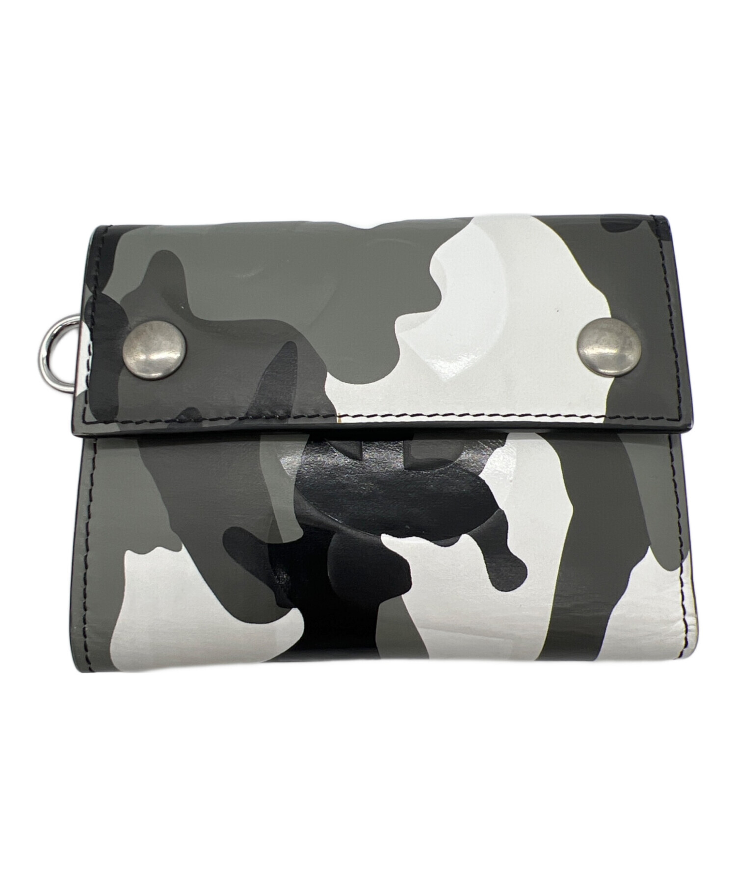 中古・古着通販】SUPREME (シュプリーム) Leather Chain Wallet グレー