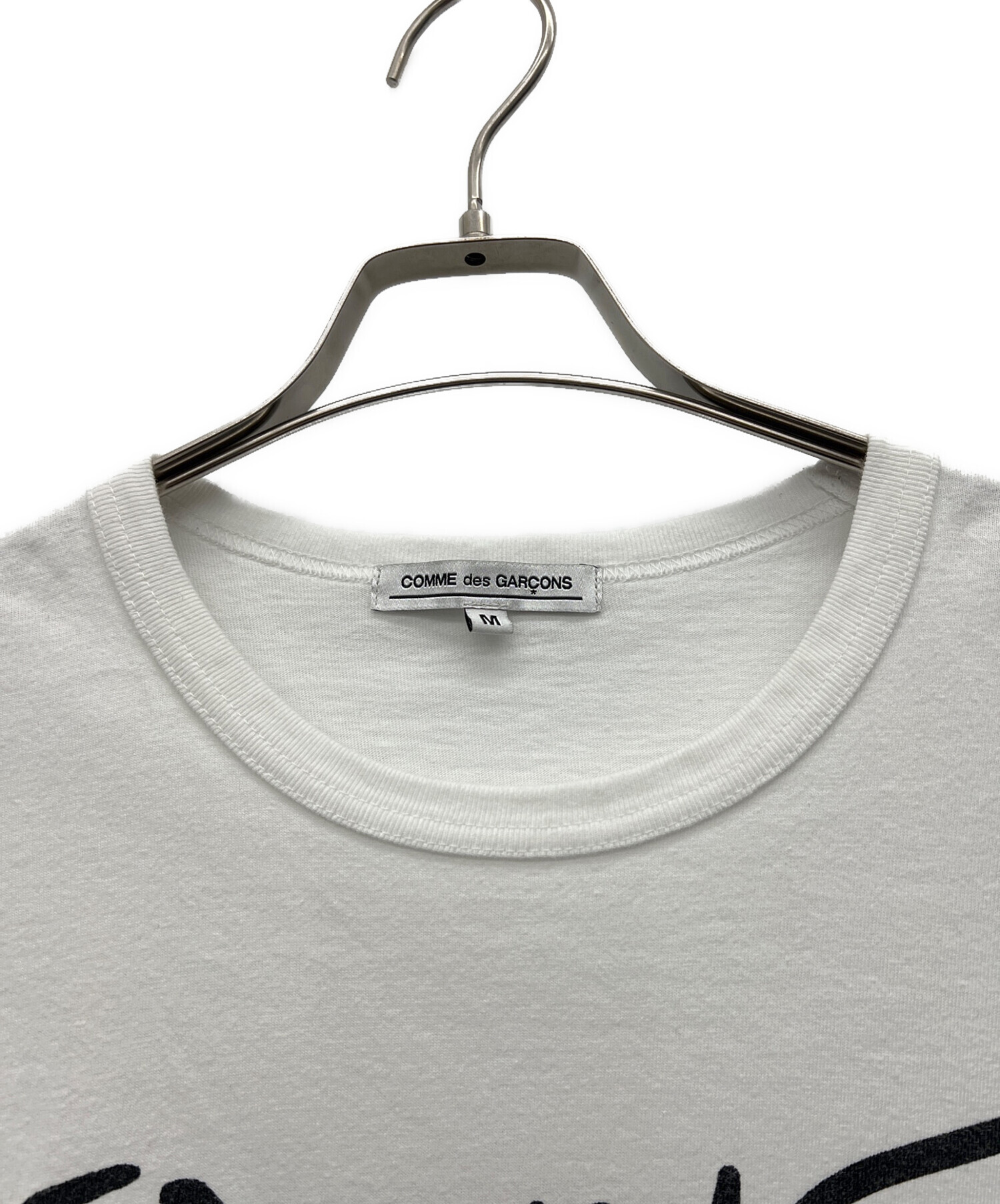 COMME des GARCONS Tシャツ・カットソー XS 白 【古着】【中古】【送料無料】 COMME des GARCONS - COMME des GARCONS Tシャツ・カットソー S 白