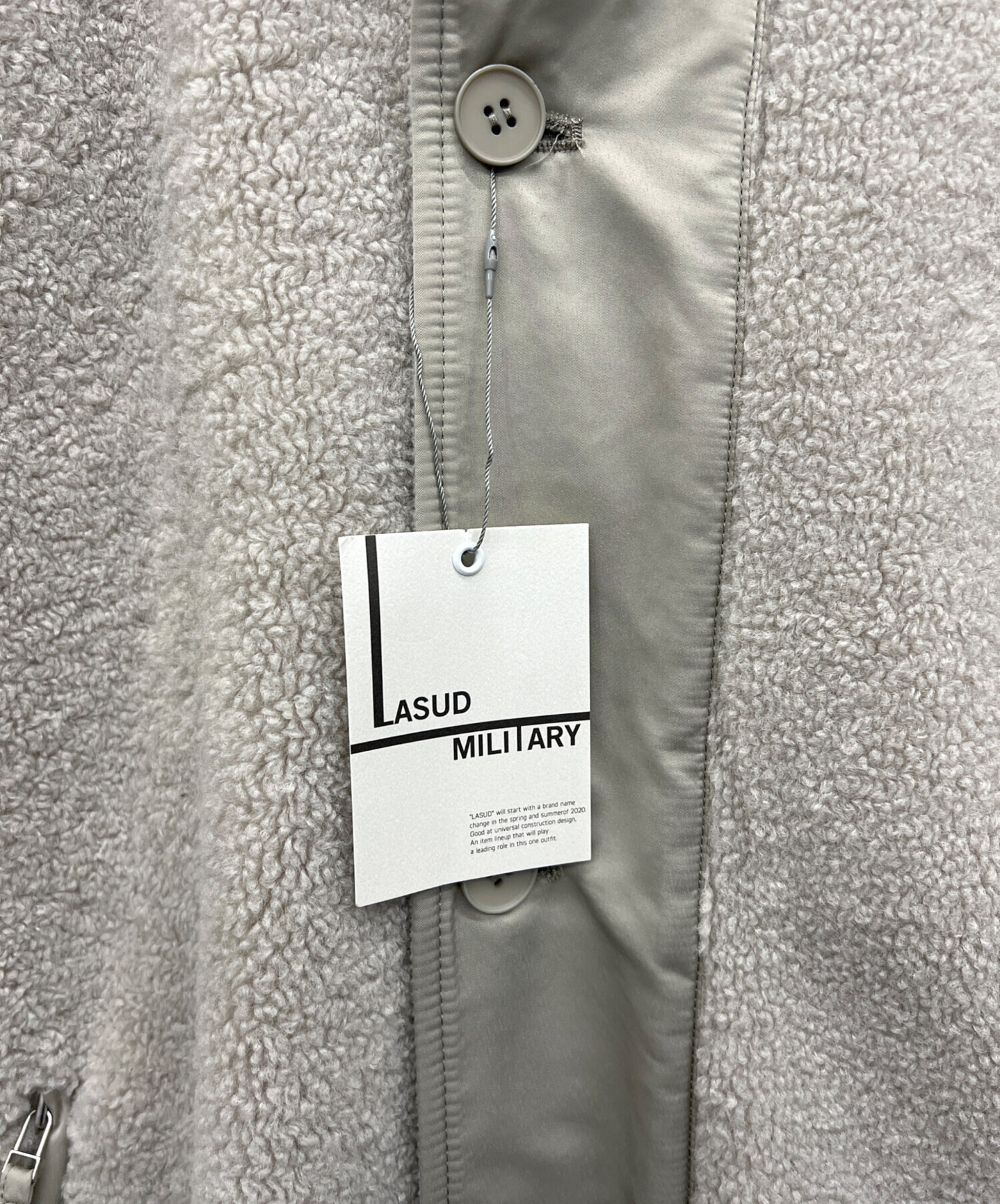 中古・古着通販】LASUD MILITARY (ラシュッドミリタリー) ボアコート 中古・古着通販】LASUD MILITARY (ラシュッドミリタリー) ボアコート
