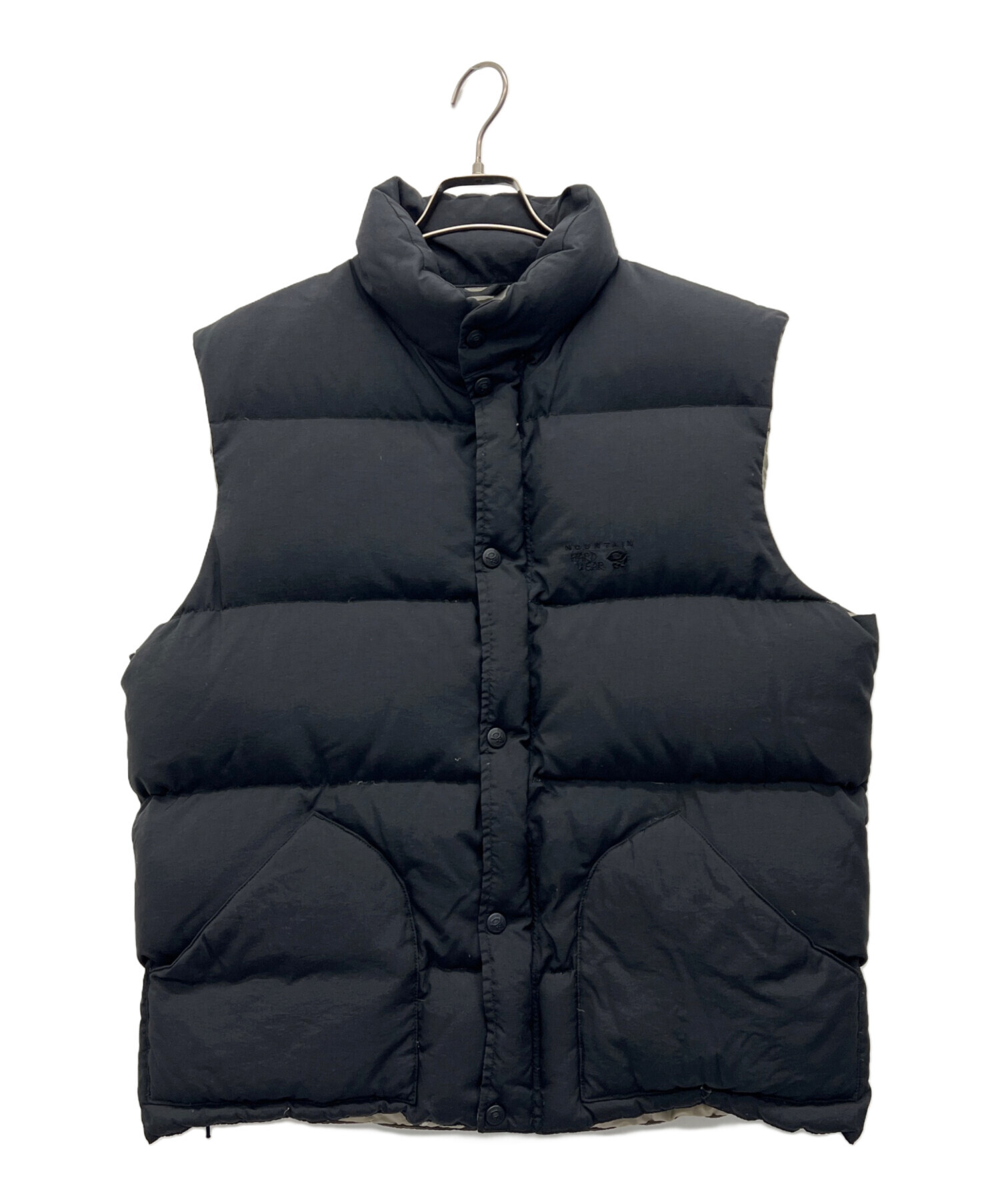 MOUNTAIN HARD WEARダウンベスト ブラック 黒 ダウン ベスト 中古・古着通販】MOUNTAIN HARD WEAR (マウンテンハードウェア) ダウン