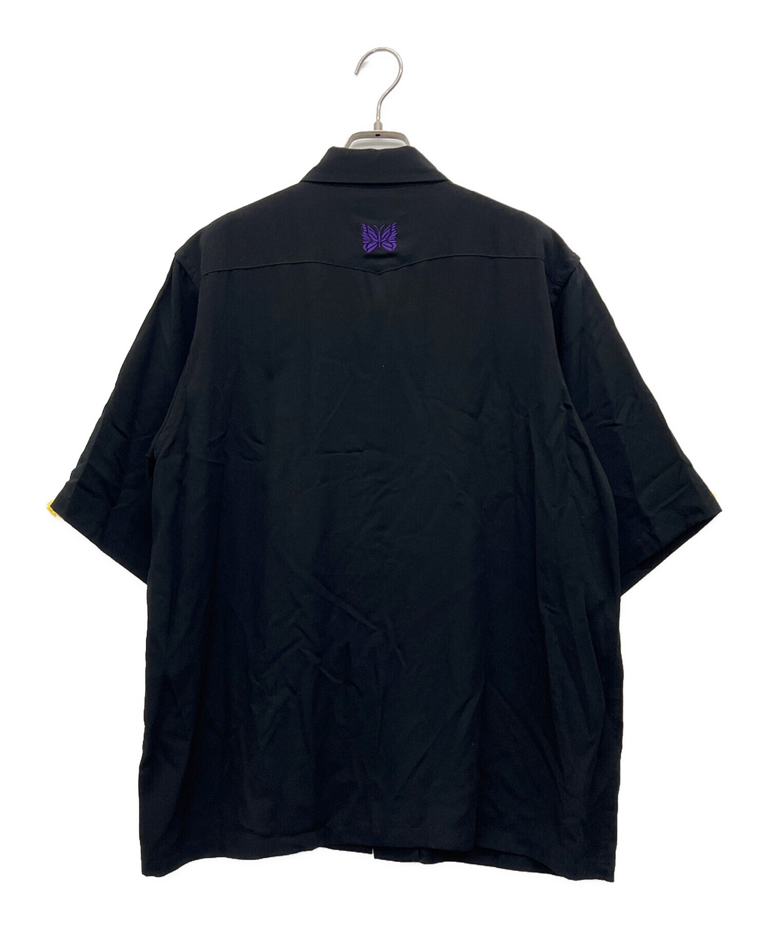 中古・古着通販】Needles (ニードルズ) 半袖シャツ ブラック サイズ:M