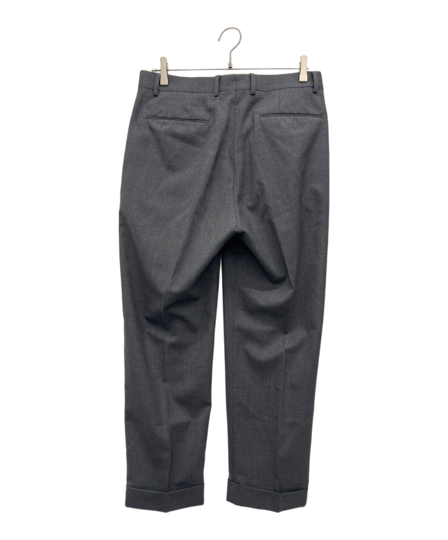 BRITISH MADE ブリティッシュメイド ドレスワイドパンツ スラックス シンプルコーデにアクセントを加えてくれるドレスワイドパンツが登場