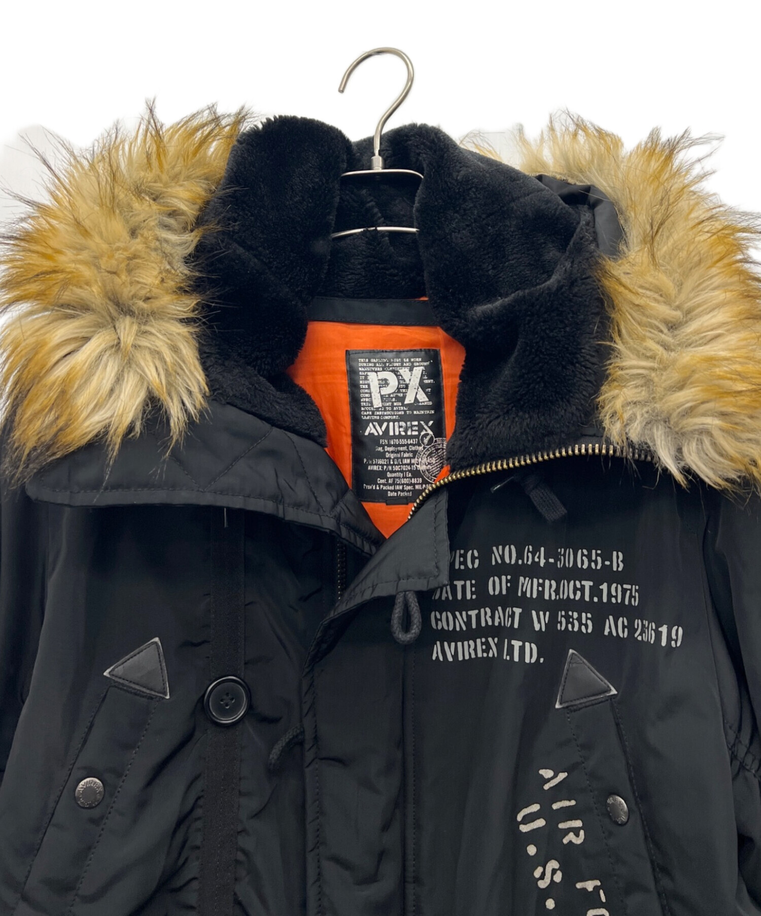 中古・古着通販】AVIREX (アヴィレックス) N-3B フライトジャケット 中古・古着通販】AVIREX (アヴィレックス) N-3B フライトジャケット