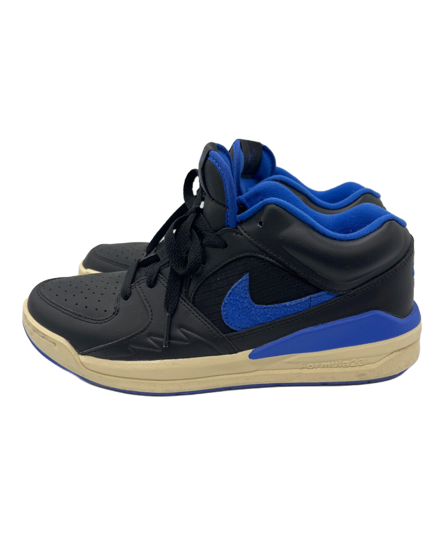 中古・古着通販】NIKE (ナイキ) スニーカー ブラック×ブルー サイズ 