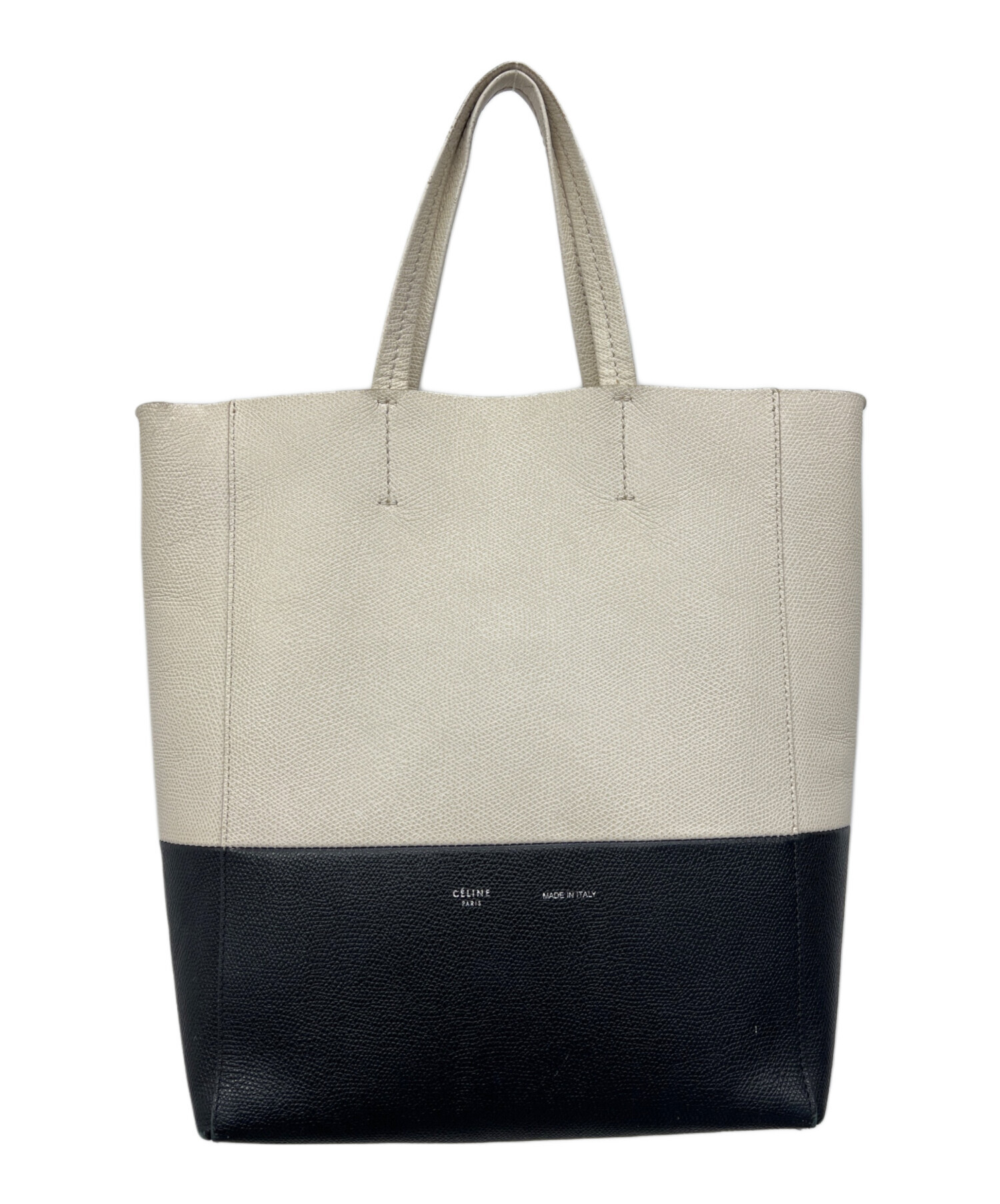 中古・古着通販】CELINE (セリーヌ) トートバッグ ベージュ×ブラック 