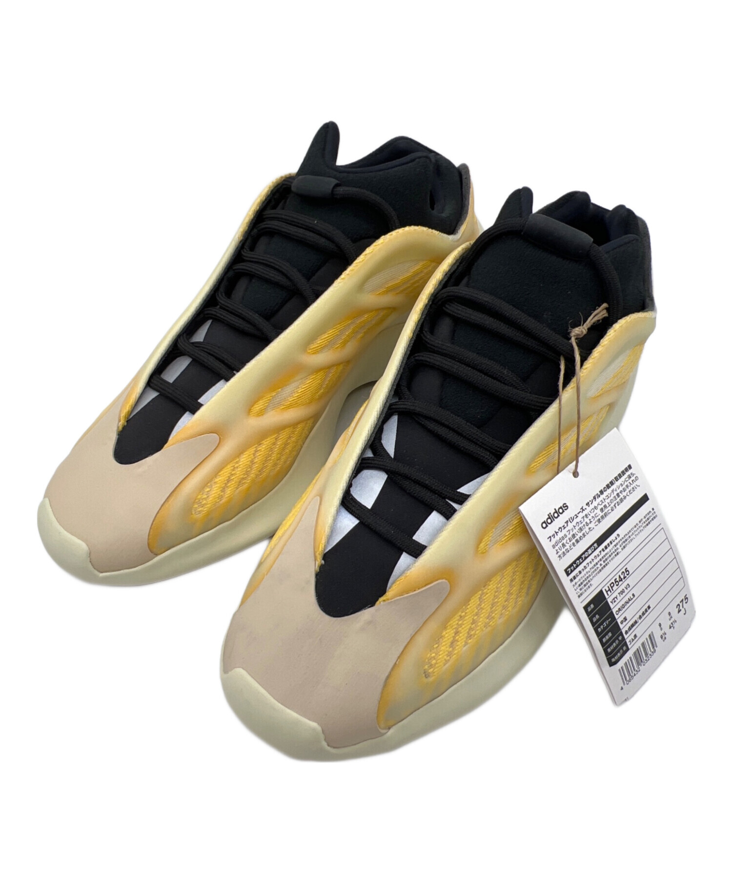 中古・古着通販】adidas (アディダス) YEEZY 700 V3 イエロー サイズ 