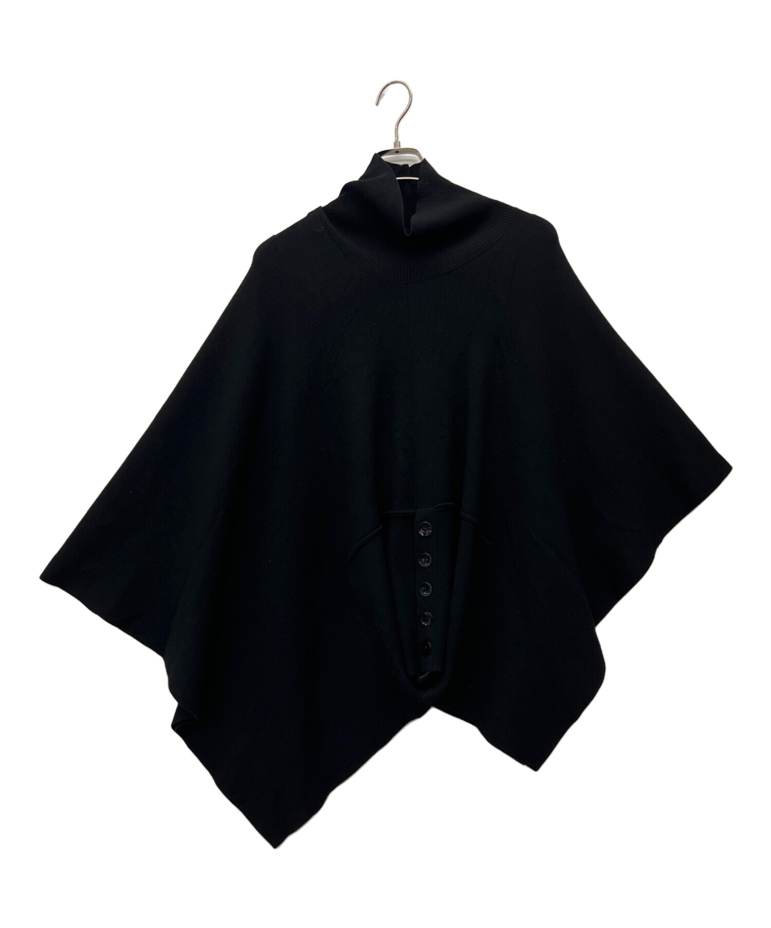 新品未使用タグ付　Sov.ポンチョ 中古・古着通販】Sov. (ソブ) ポンチョ ブラック サイズ:36｜ブランド