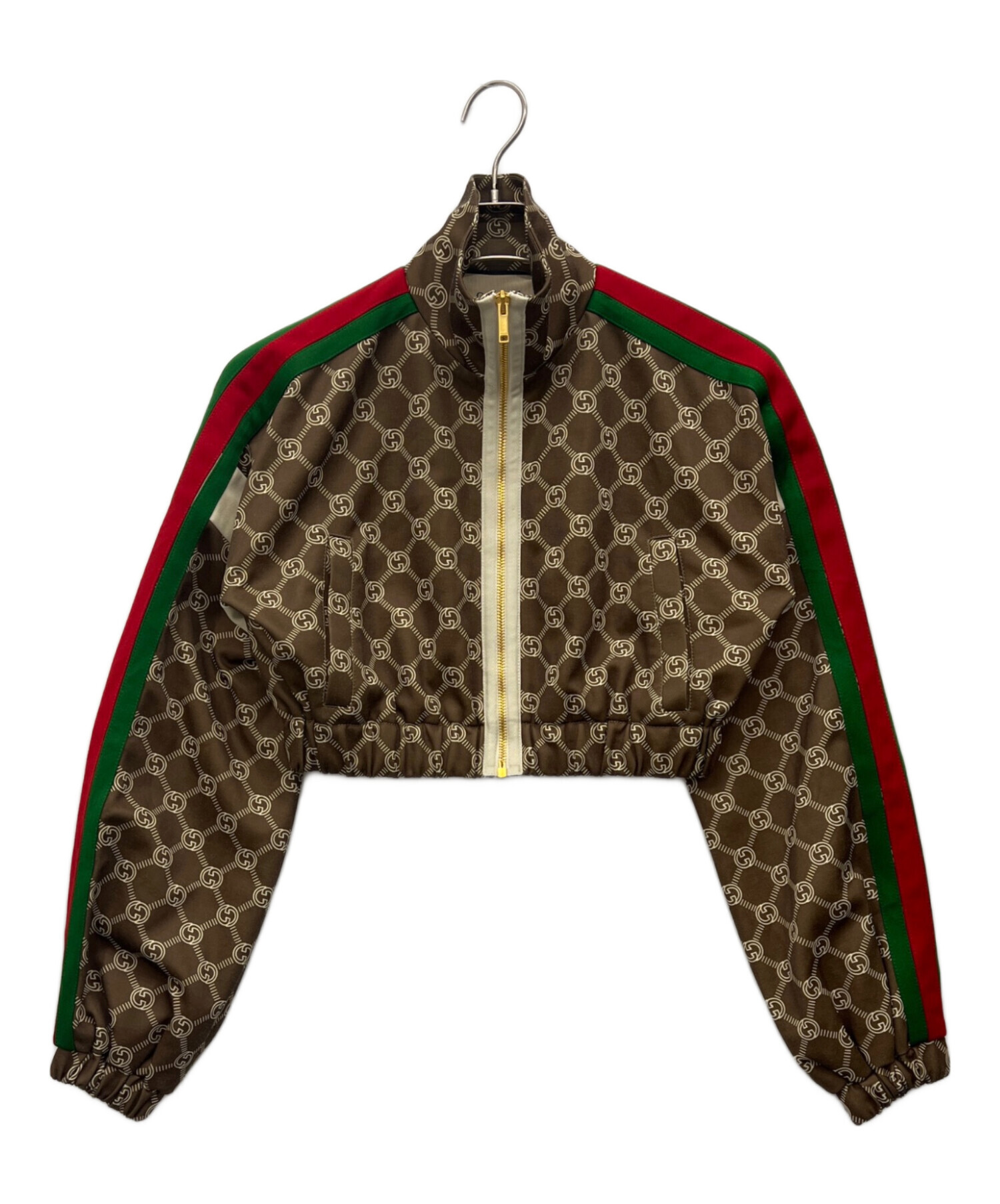 GUCCI グッチ GG柄 シェリーライン アウター サイズ8 中古・古着通販】GUCCI (グッチ) インターロッキングG シェリーライン