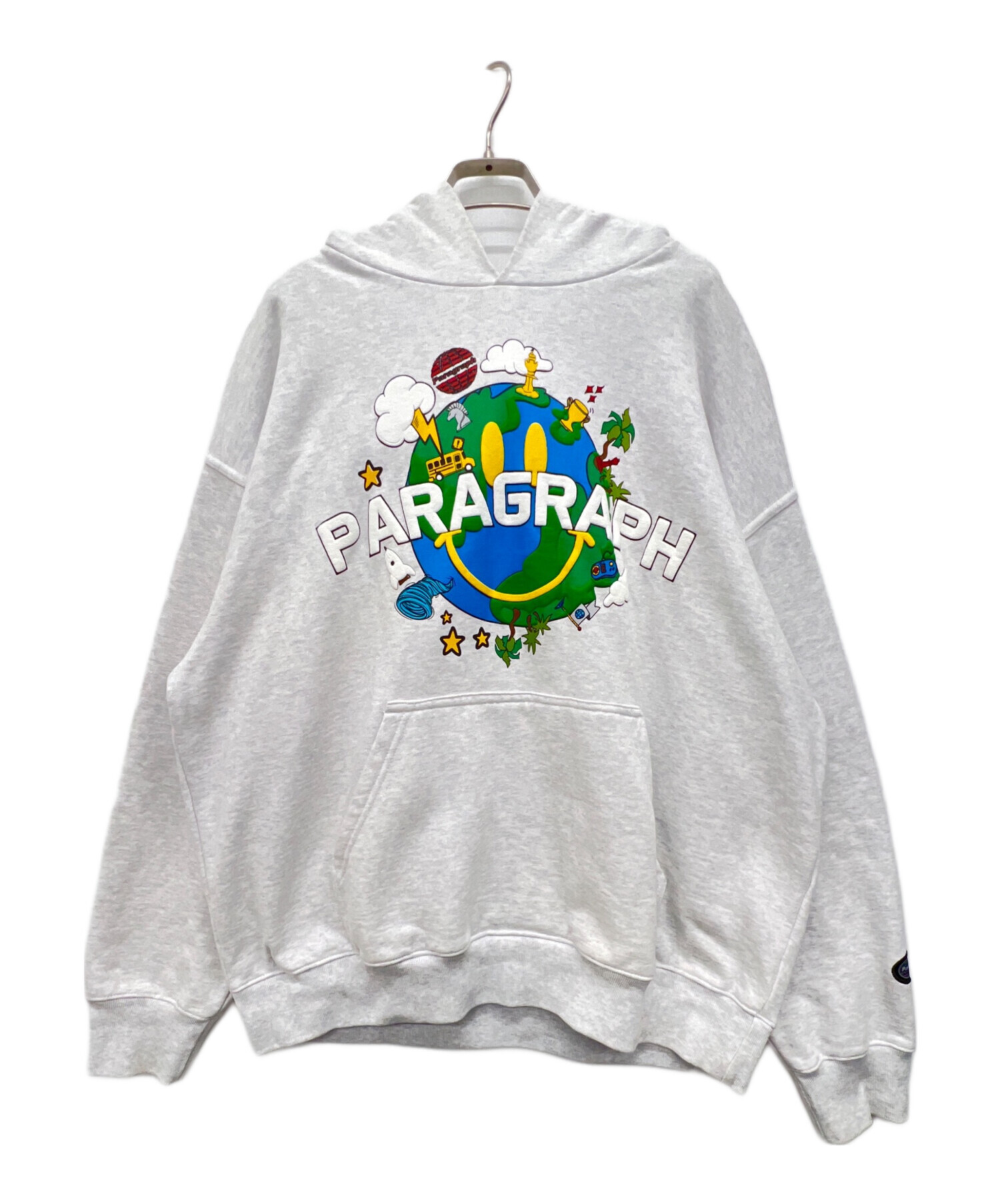 中古・古着通販】paragraph (パラグラフ) プルオーバーパーカー グレー 