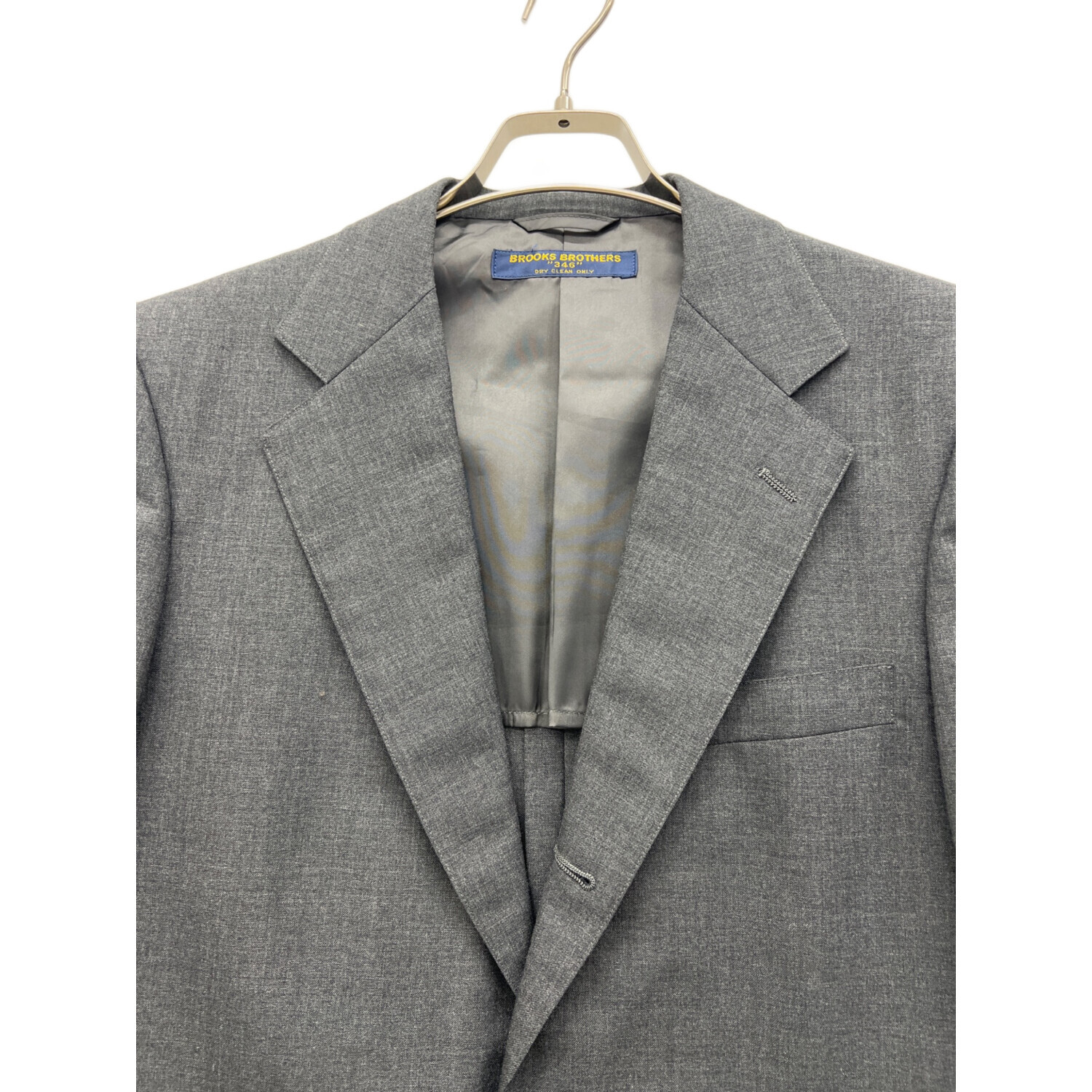 【美品】ブルックスブラザーズ テーラードジャケット ウール グレー L 最高級 中古・古着通販】BROOKS BROTHERS (ブルックスブラザーズ) テーラード