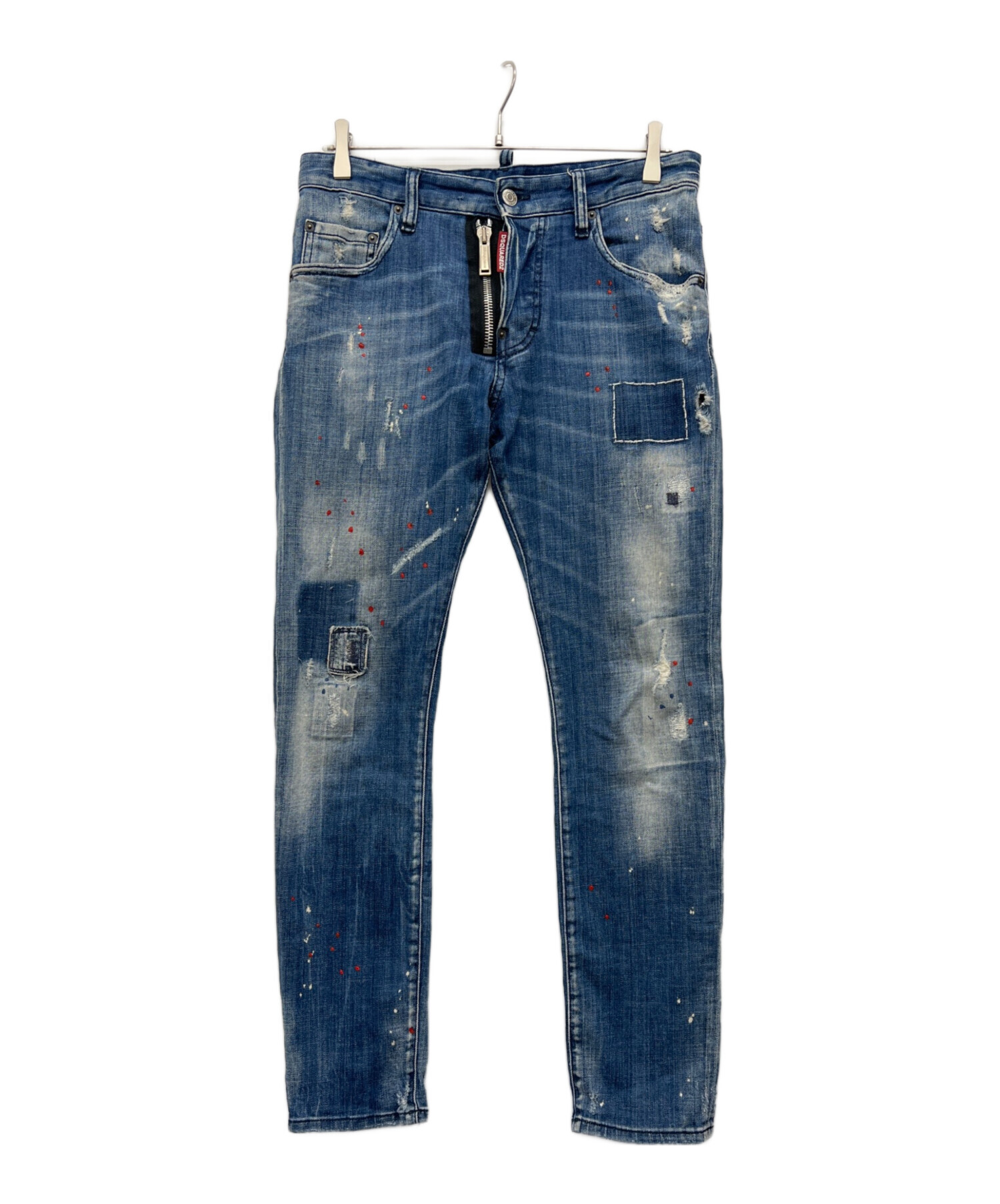 中古・古着通販】DSQUARED2 (ディースクエアード) デニムパンツ ブルー