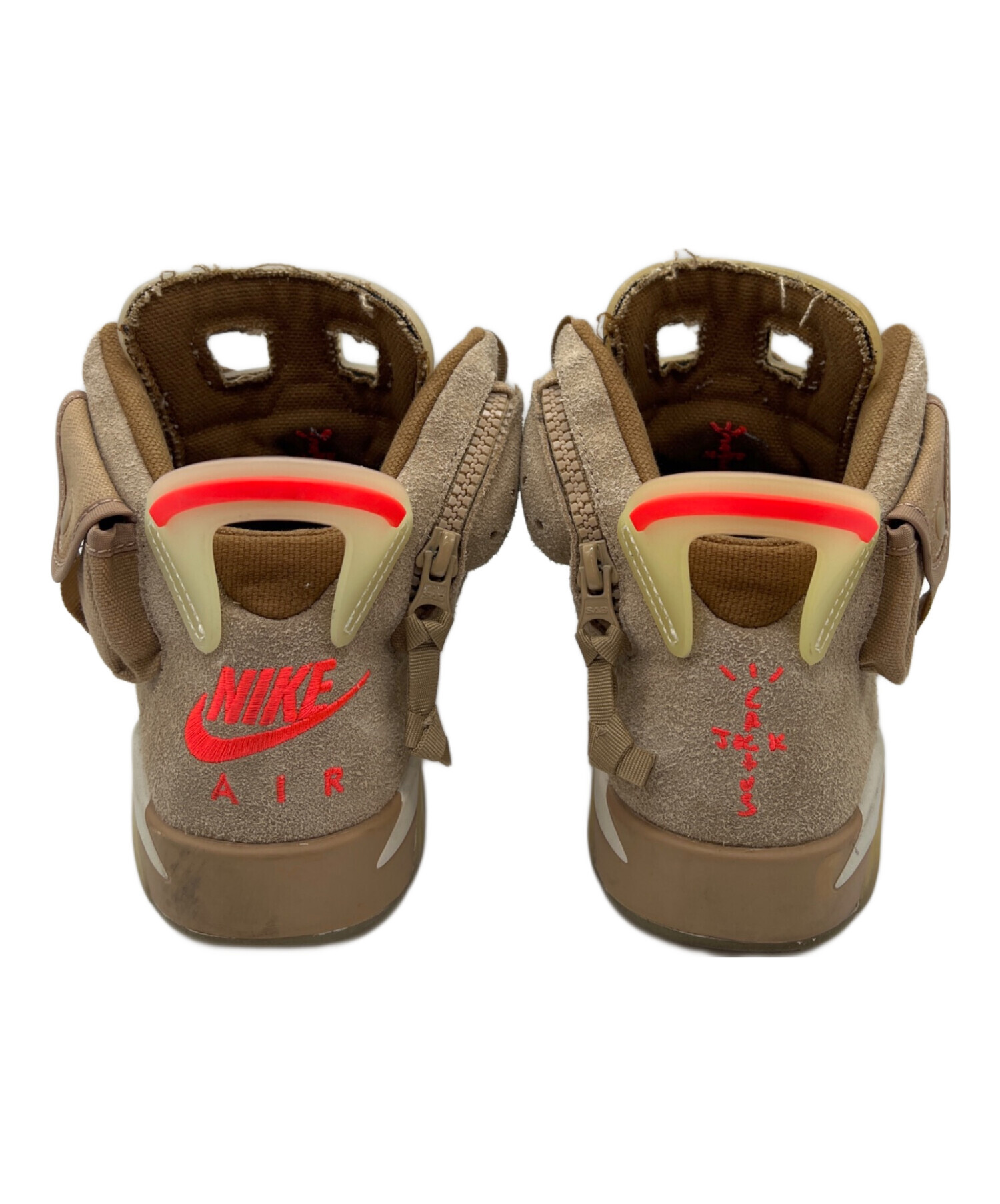 【美品】Travis Scott×Nike Air Jordan 6 24.5㌢ 中古・古着通販】NIKE (ナイキ) Travis Scott (トラヴィススコット