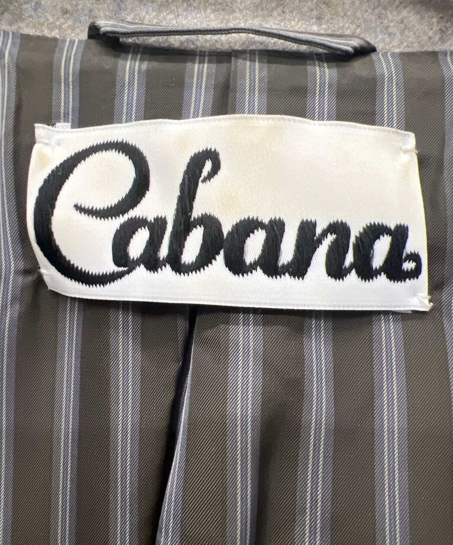 中古・古着通販】CABANA (カバナ) ダブルブレストジャケット グレー