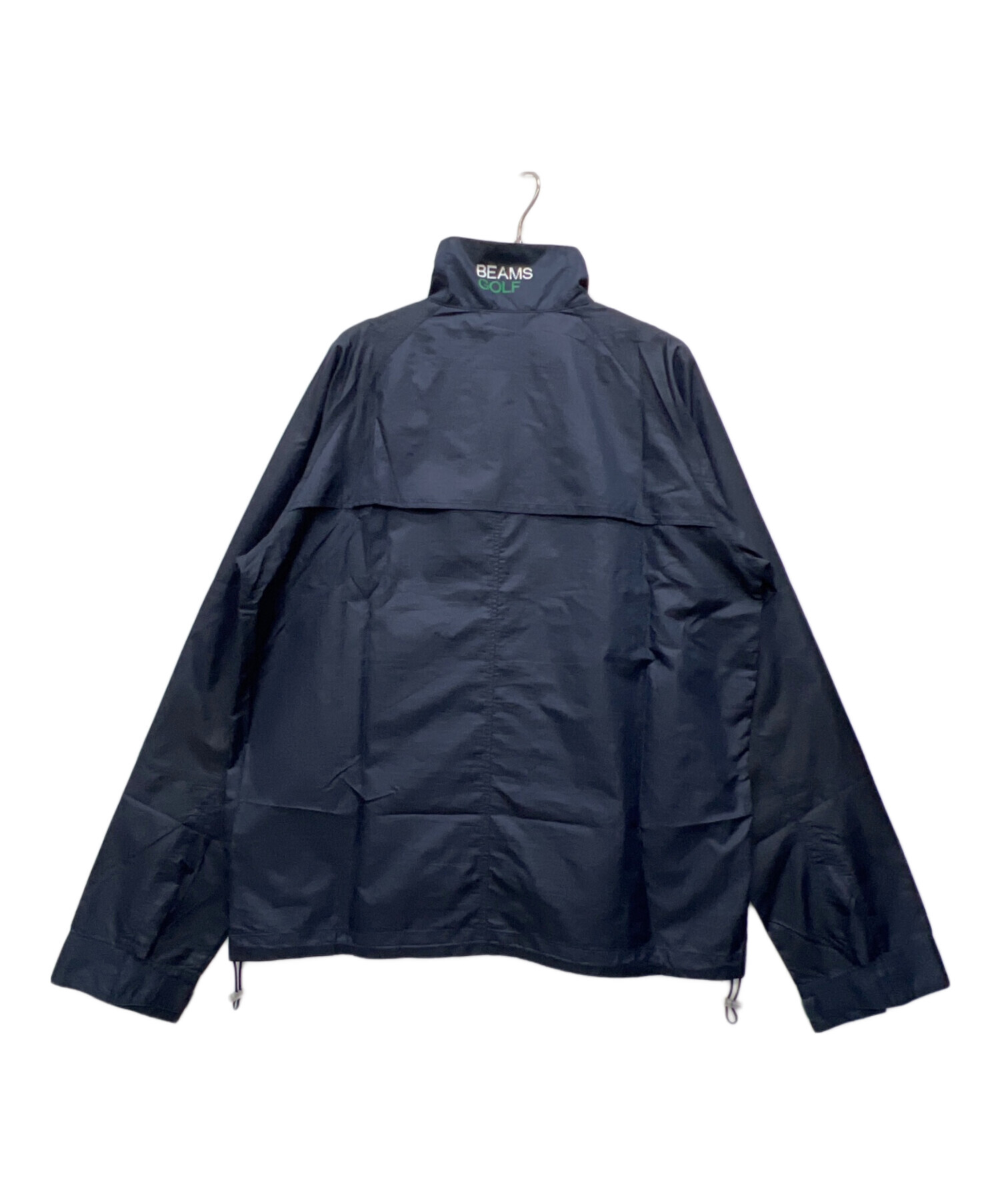【上下セット販売になります】 BEAMS GOLF ネイビー レインジャケット 中古・古着通販】BEAMS GOLF (ビームスゴルフ) ナイロンジャケット