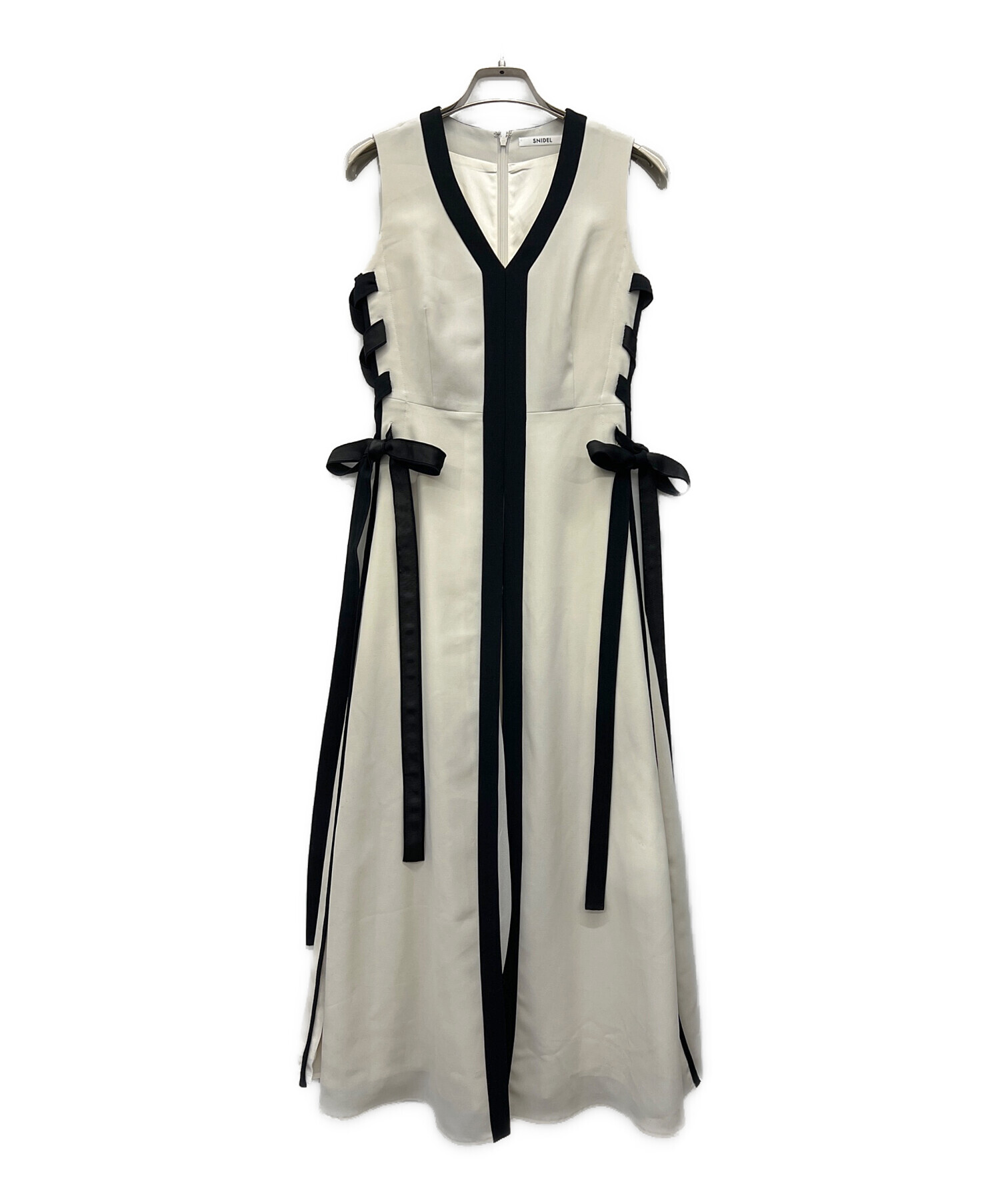 中古・古着通販】Snidel (スナイデル) サイドプリーツバイカラーワンピ