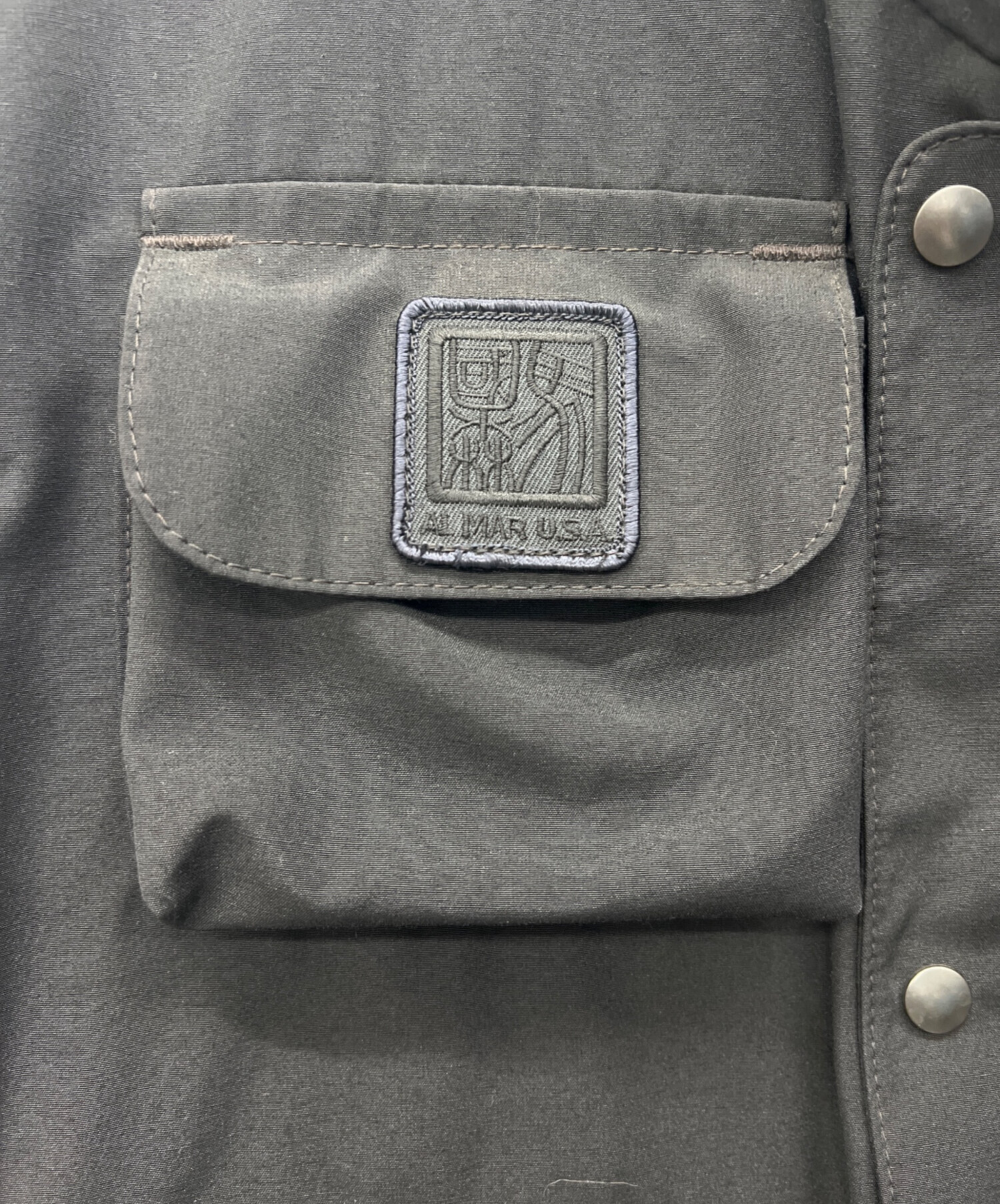 中古・古着通販】AL MAR (アル・マー) ミリタリージャケット ブラック