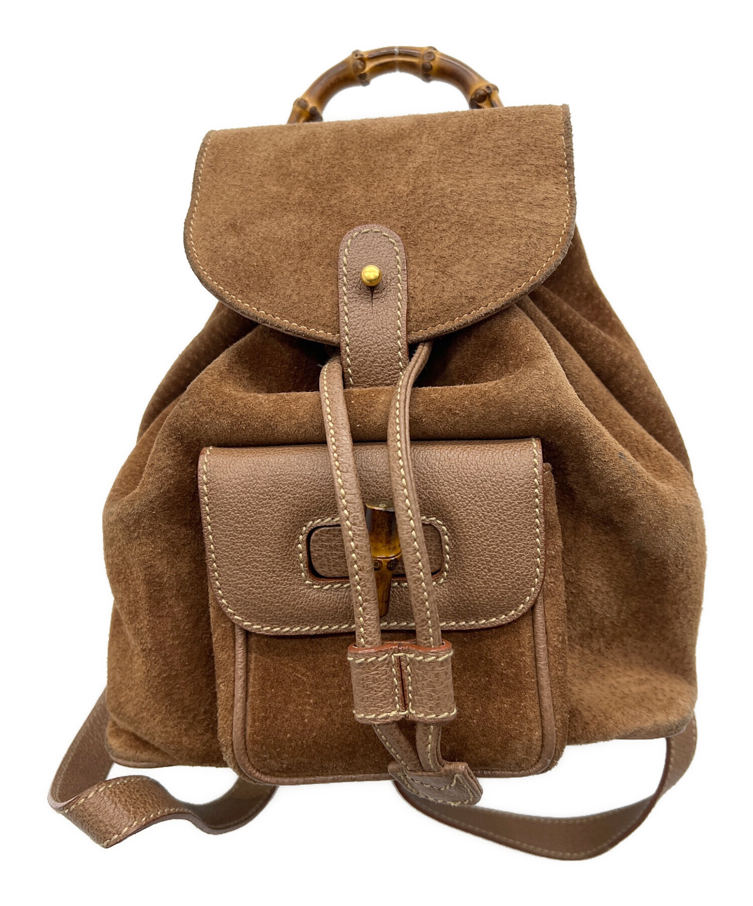 タ*マ様 gucci ミニリュック 中古・古着通販】GUCCI (グッチ) ミニリュック ブラウン｜ブランド