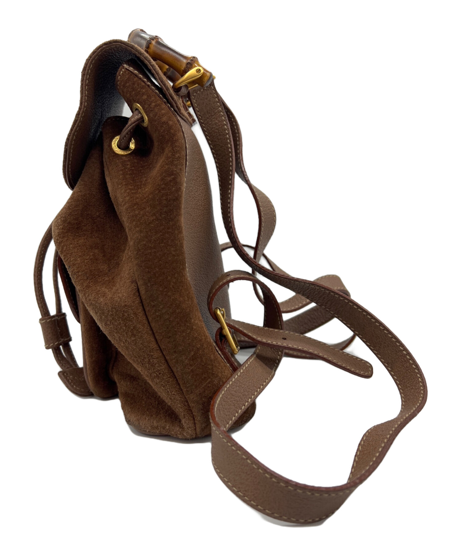 中古・古着通販】GUCCI (グッチ) ミニリュック ブラウン｜ブランド