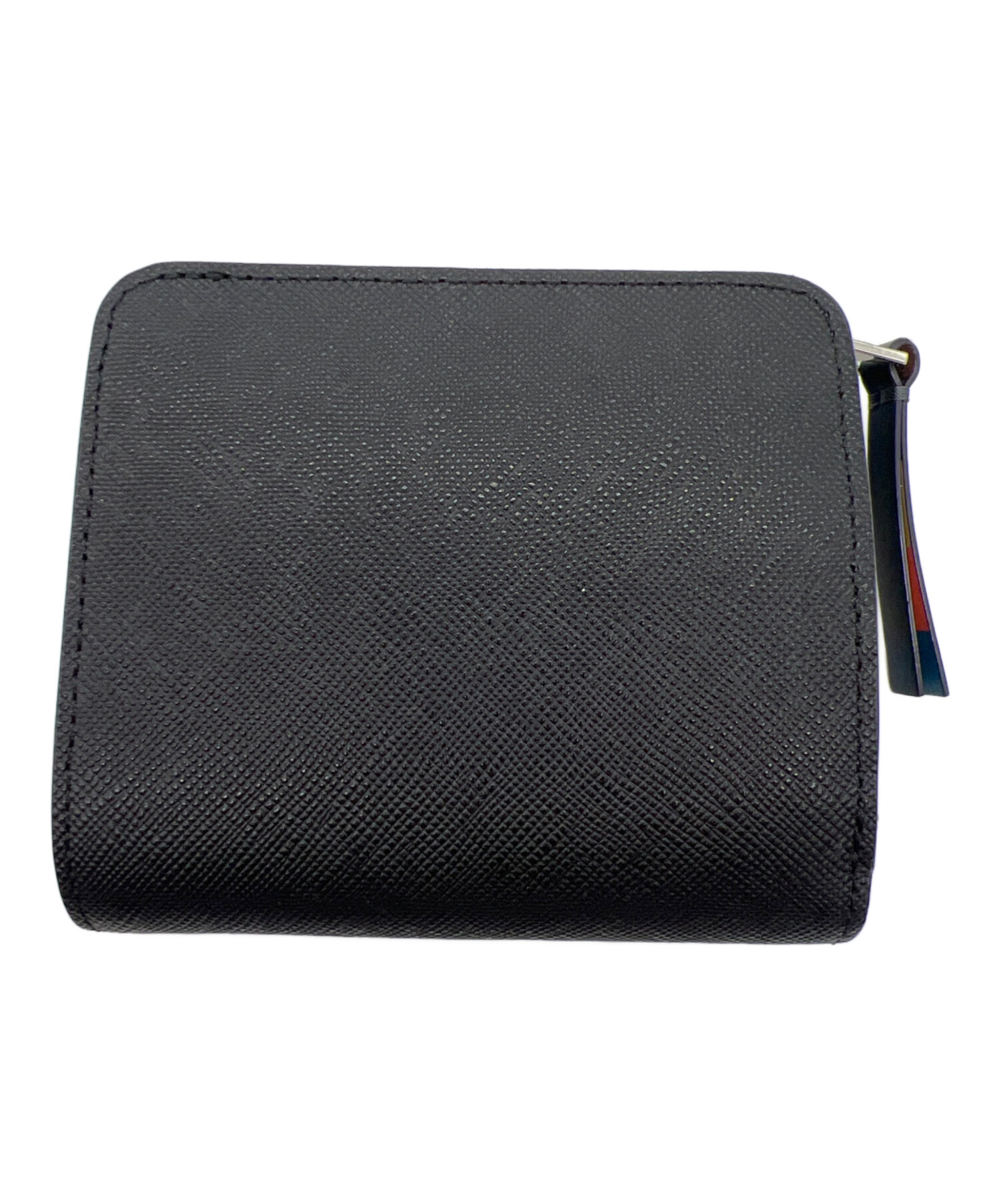 中古・古着通販】PAUL SMITH (ポールスミス) 2つ折り財布 ブラック