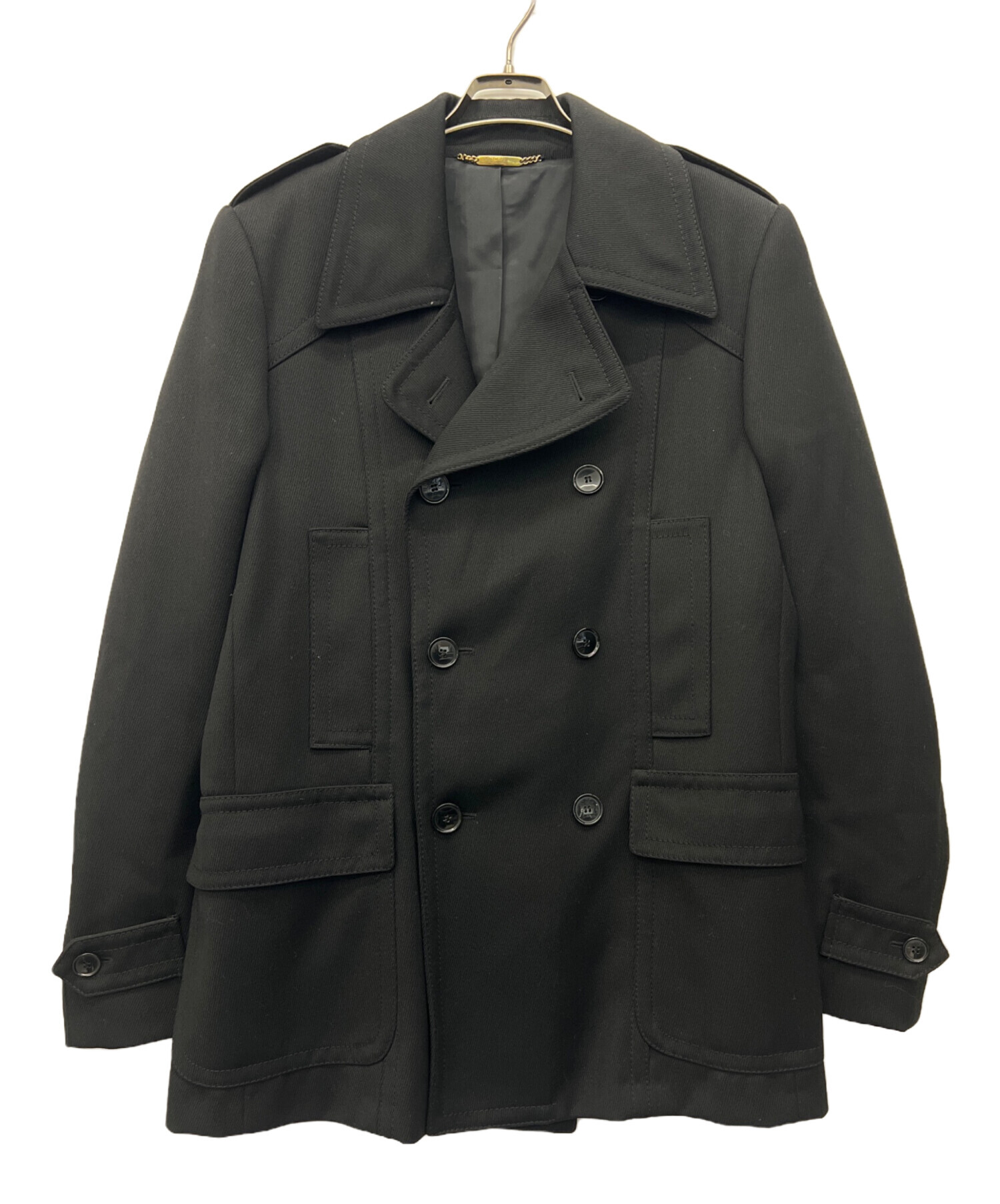 DOLCE &GABBANA ピーコート ダークグレ 中古・古着通販】DOLCE & GABBANA (ドルチェ＆ガッバーナ) Pコート