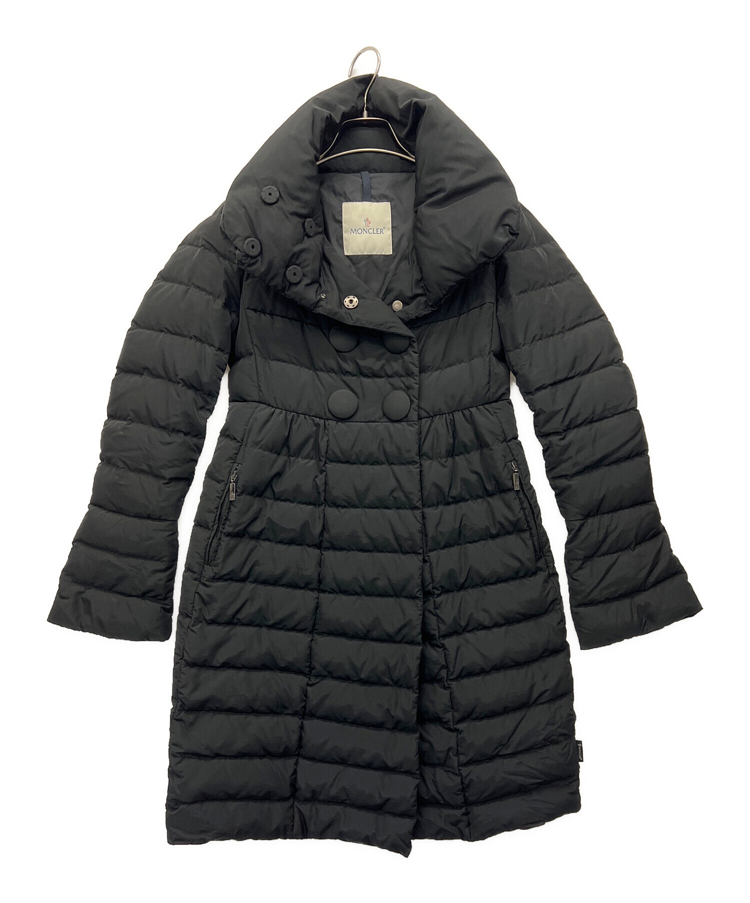 MONCLER モンクレール コート（その他） レディース 【古着】【中古】 中古・古着通販】MONCLER (モンクレール) ダウンコート ブラック