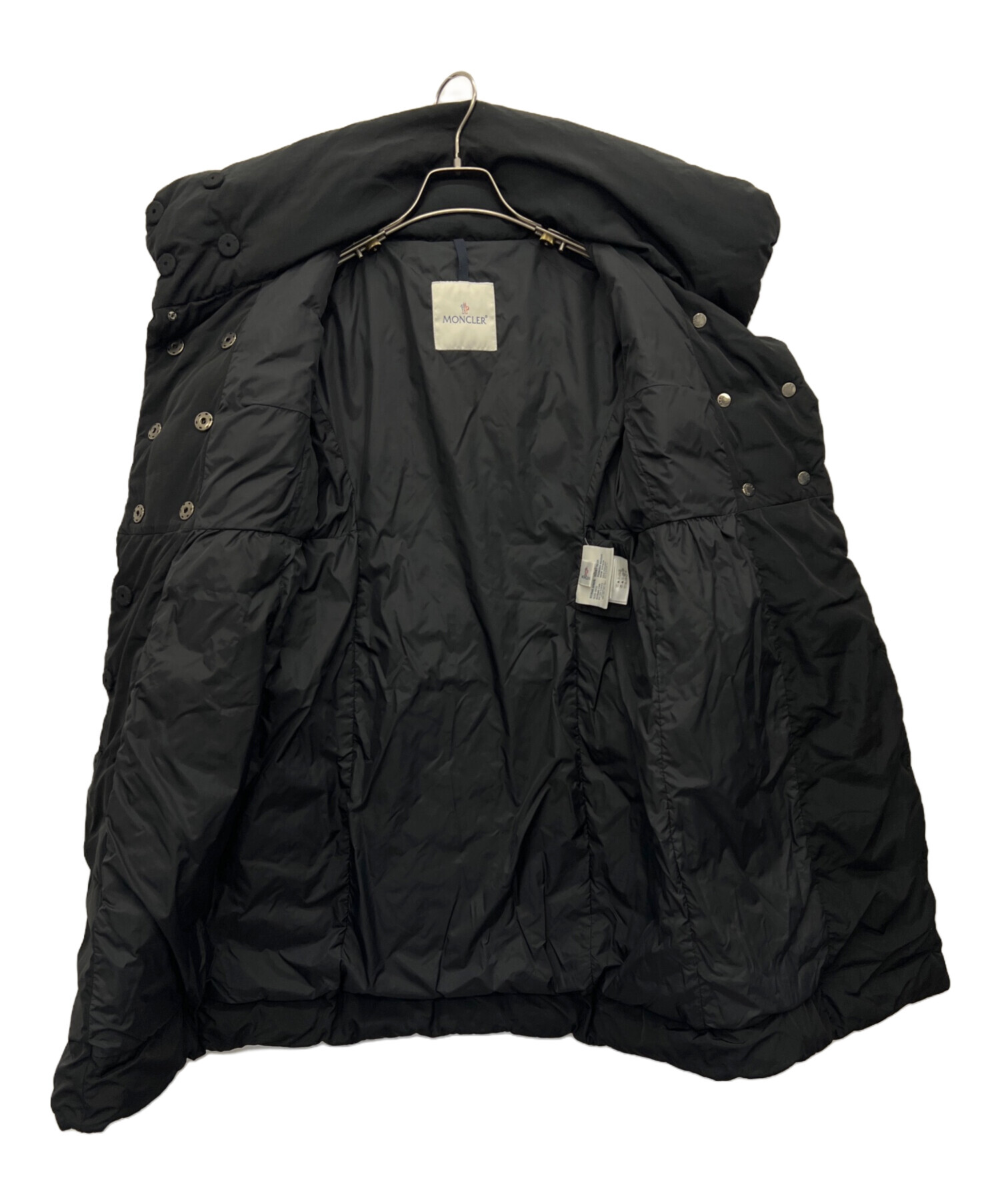 中古・古着通販】MONCLER (モンクレール) ダウンコート ブラック