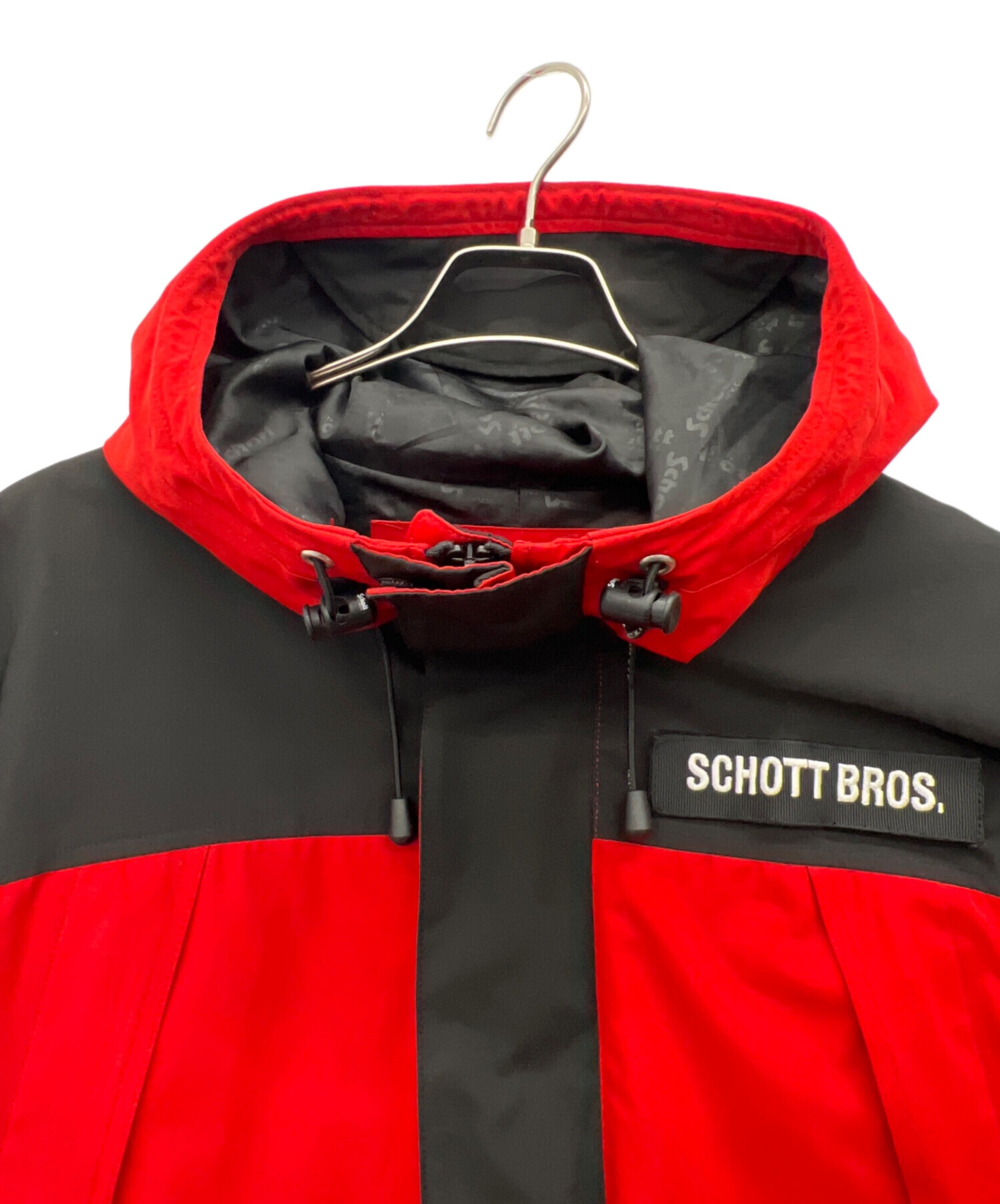 中古・古着通販】Schott (ショット) マウンテンパーカー レッド サイズ