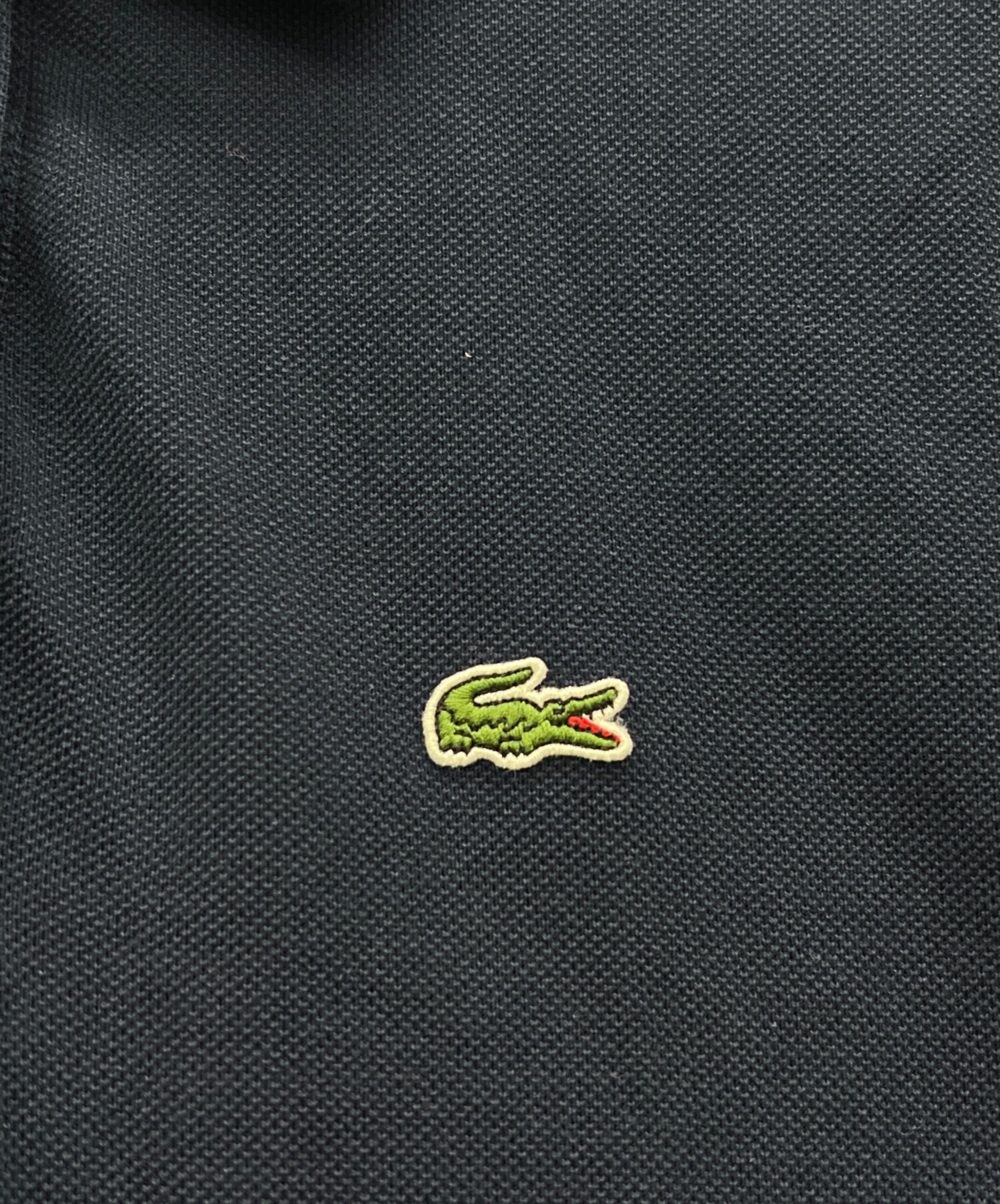 中古・古着通販】LACOSTE (ラコステ) 半袖ポロワンピース ネイビー