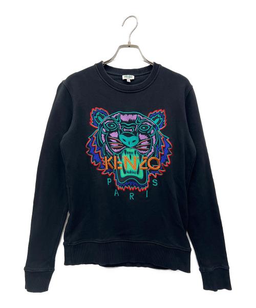 中古・古着通販】KENZO (ケンゾー) タイガー刺繍スウェット ネイビー