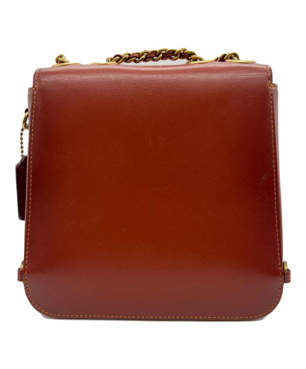 未使用タグ付き☆COACHコーチ 2wayショルダーバッグ ブラウン レザー 中古・古着通販】COACH (コーチ) 2WAYショルダーバッグ ブラウン