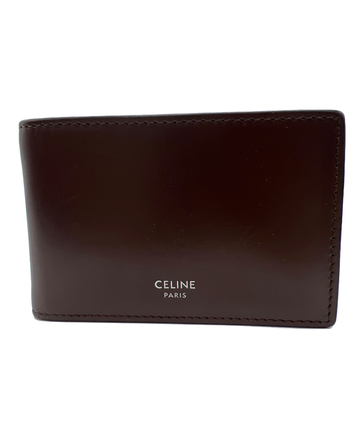 中古・古着通販】CELINE (セリーヌ) コンパクトウォレット ブラウン
