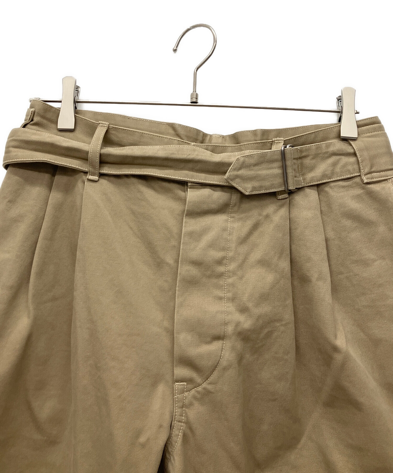 中古・古着通販】COMOLI (コモリ) チノパン ベージュ サイズ:1