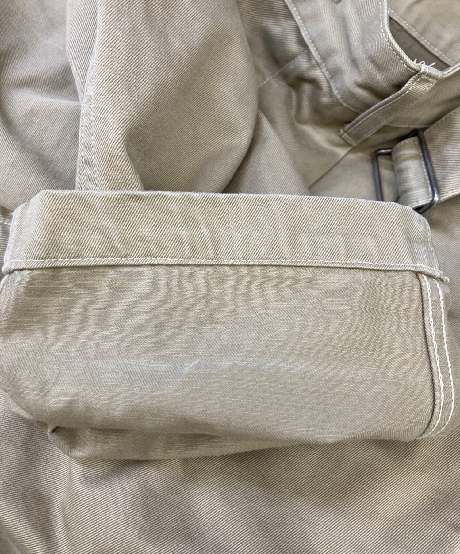 中古・古着通販】COMOLI (コモリ) チノパン ベージュ サイズ:1