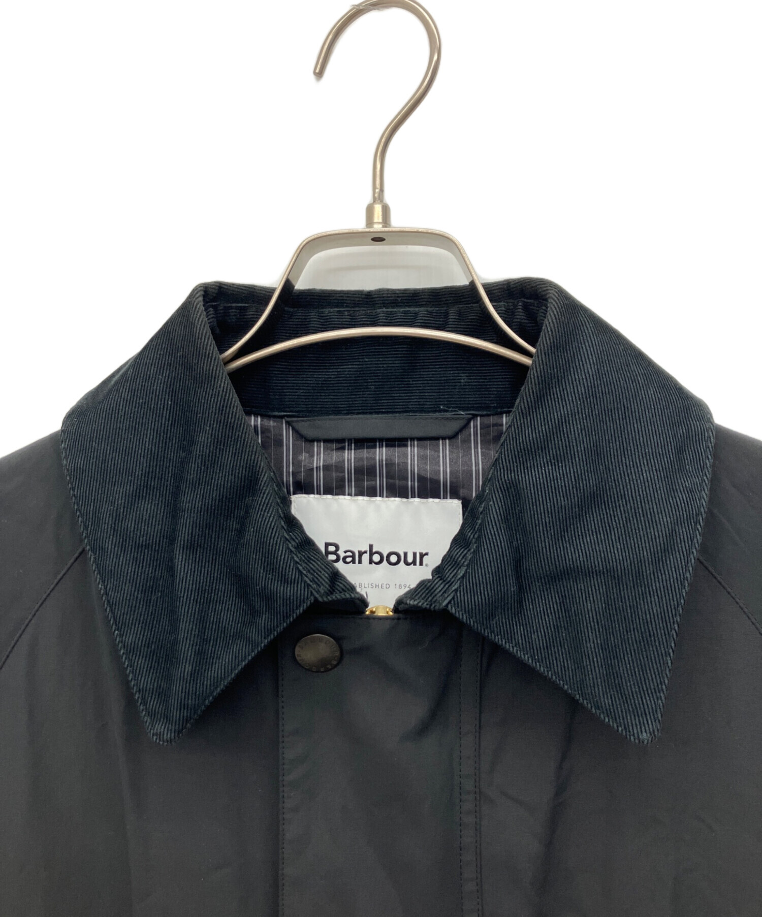 中古・古着通販】Barbour (バブアー) ナイロンコート ブラック サイズ