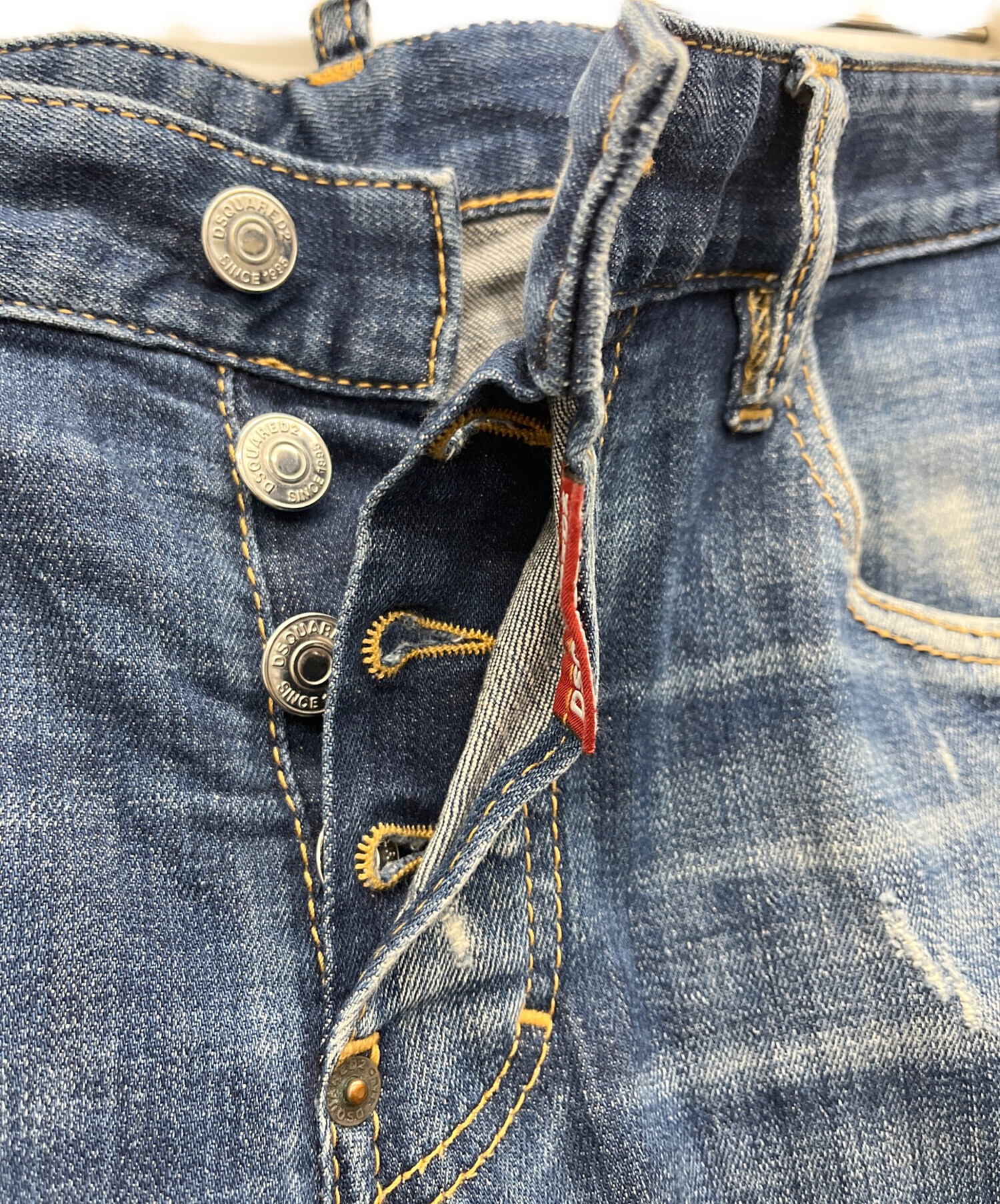 中古・古着通販】DSQUARED2 (ディースクエアード) ダメージ加工デニム