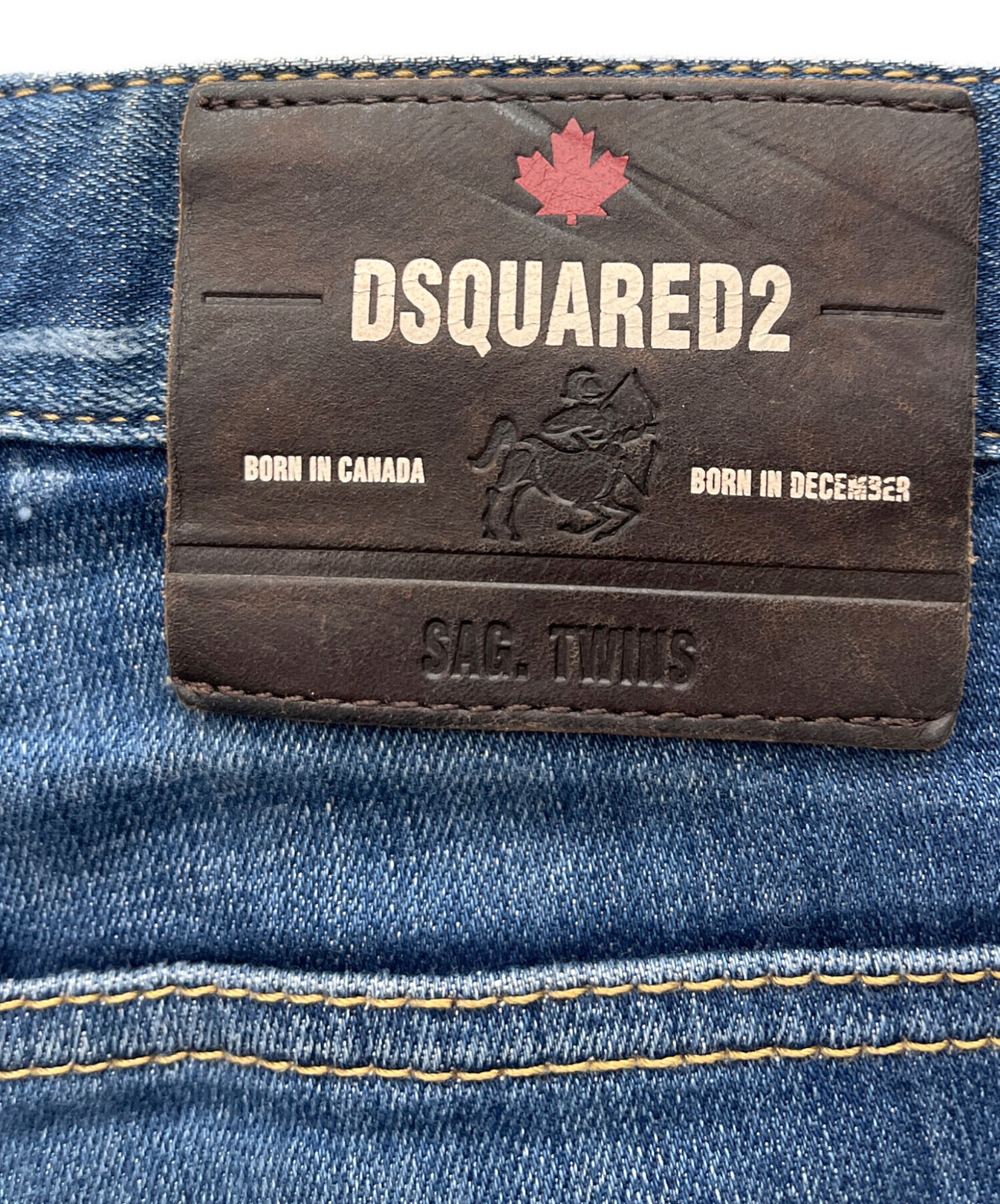 中古・古着通販】DSQUARED2 (ディースクエアード) ダメージ加工デニム