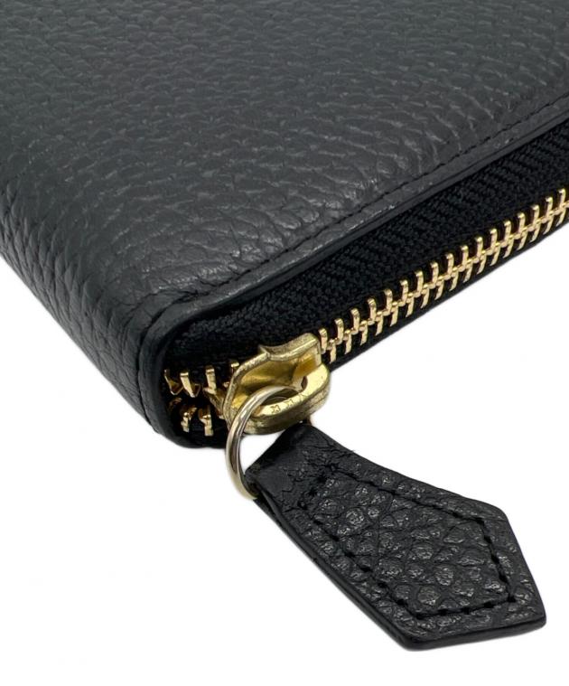 中古・古着通販】HushTug (ハッシュタグ) 長財布 ブラック｜ブランド
