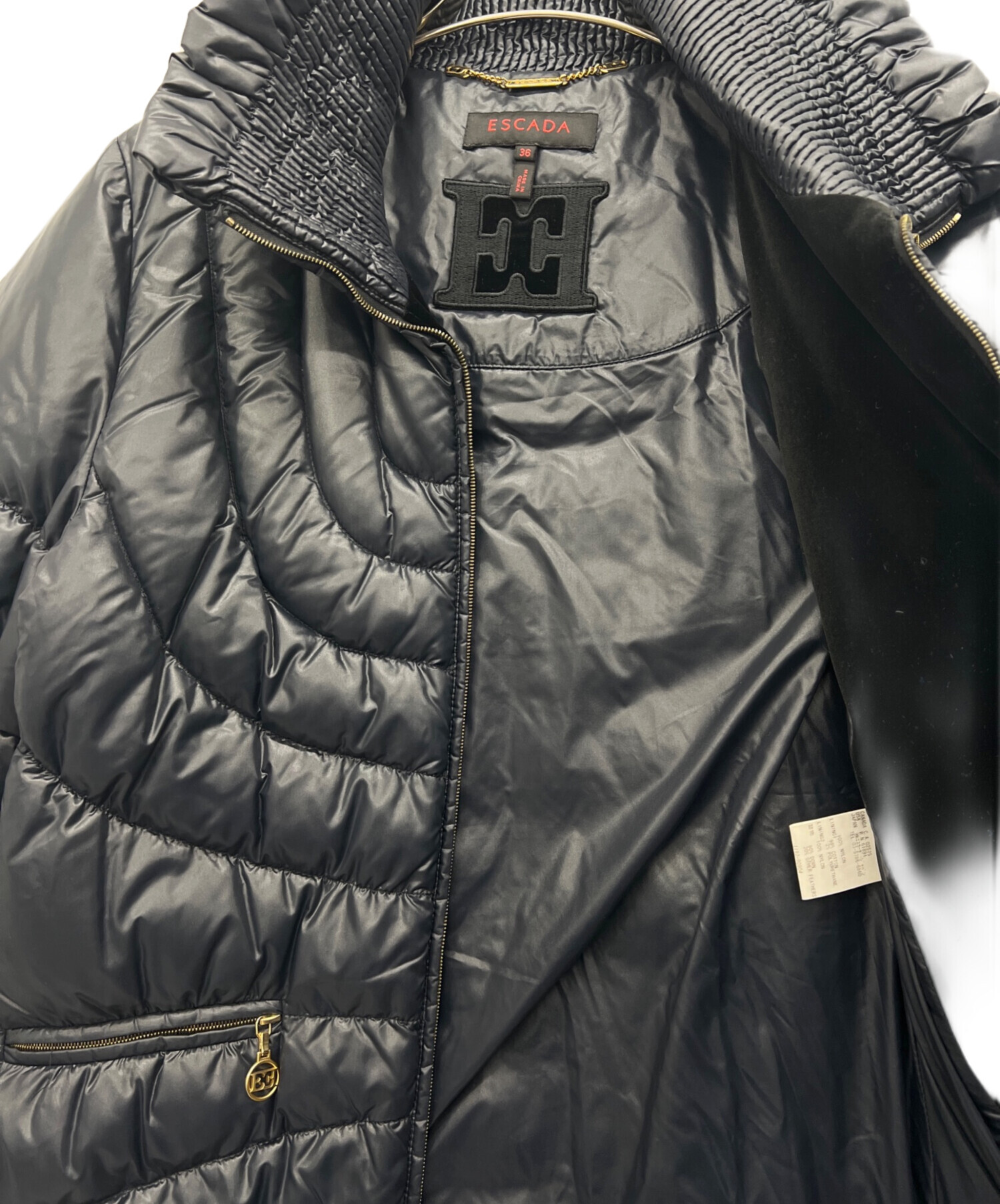 中古・古着通販】ESCADA (エスカーダ) ダウンジャケット ネイビー