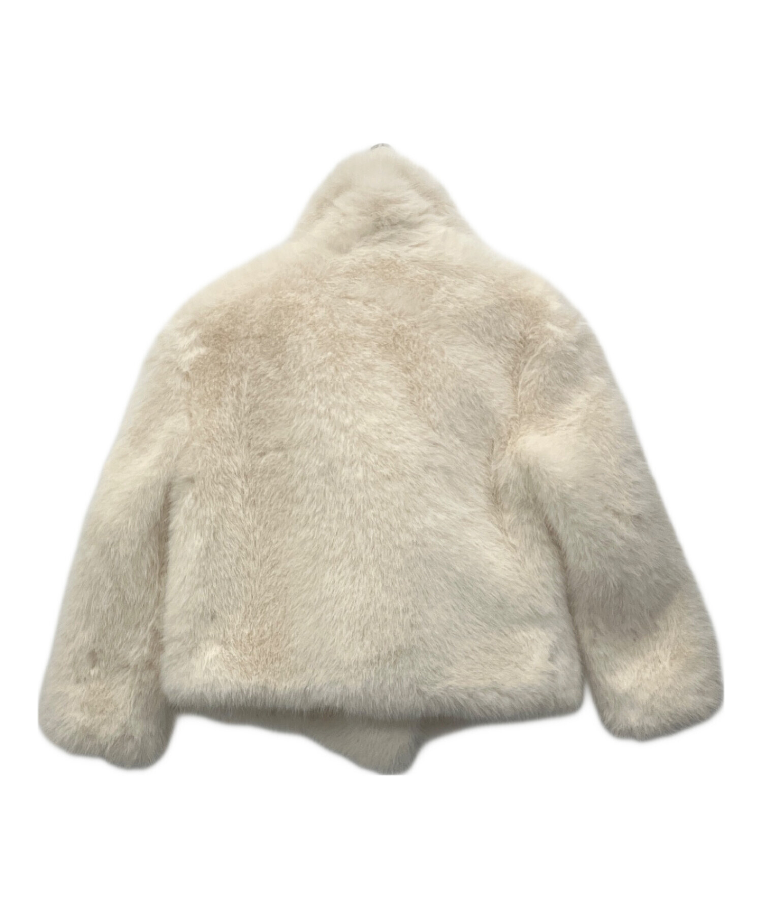 中古・古着通販】ZARA (ザラ) フェイクファージャケット ホワイト