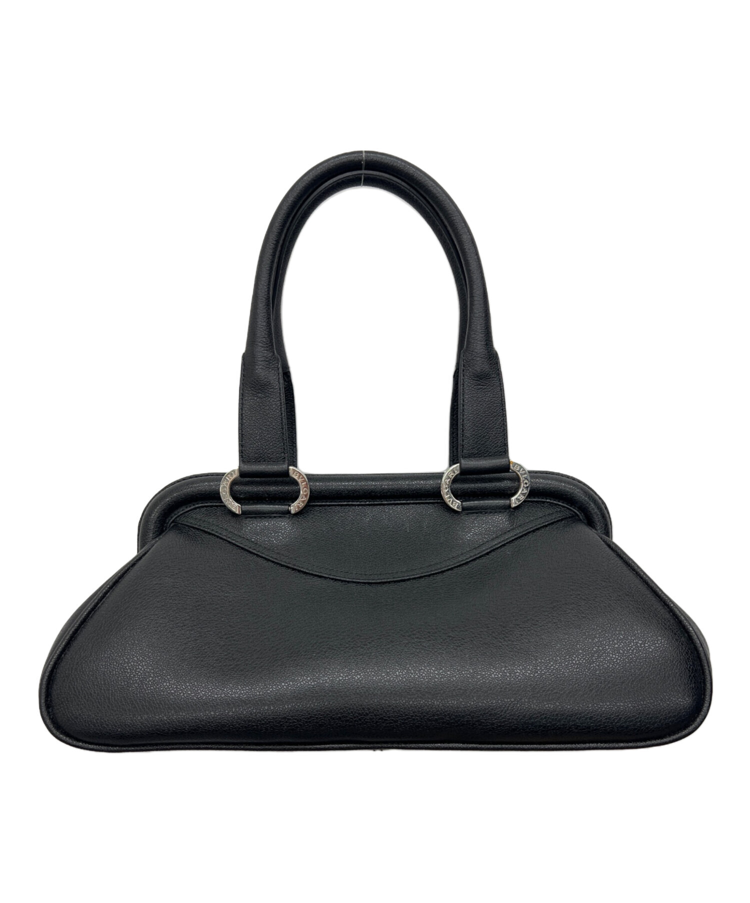 中古・古着通販】BVLGARI (ブルガリ) ハンドバッグ ブラック×レッド