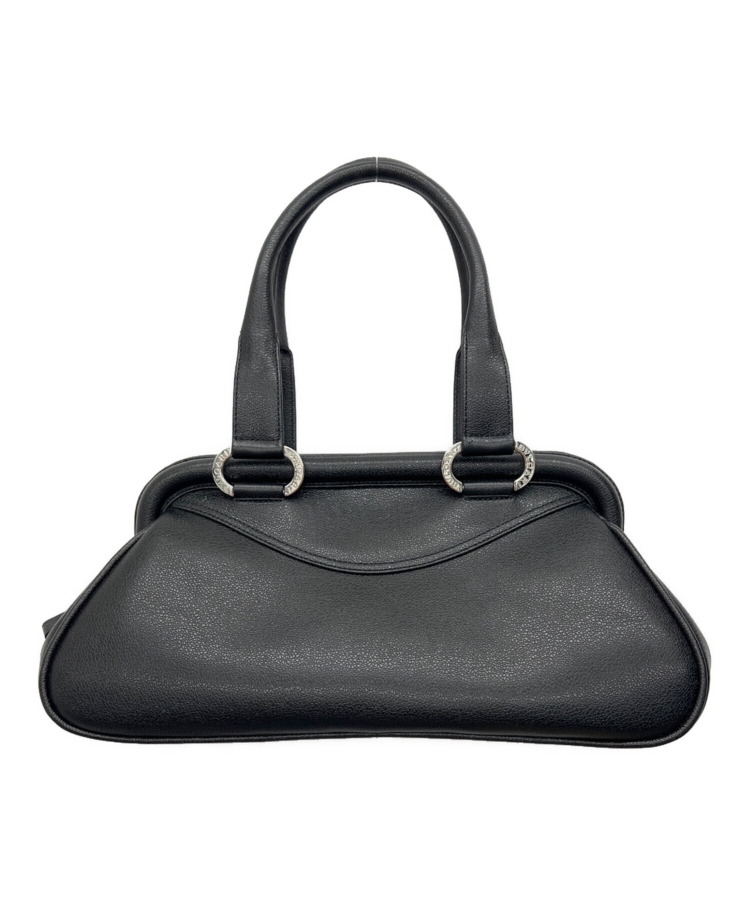 中古・古着通販】BVLGARI (ブルガリ) ハンドバッグ ブラック×レッド 