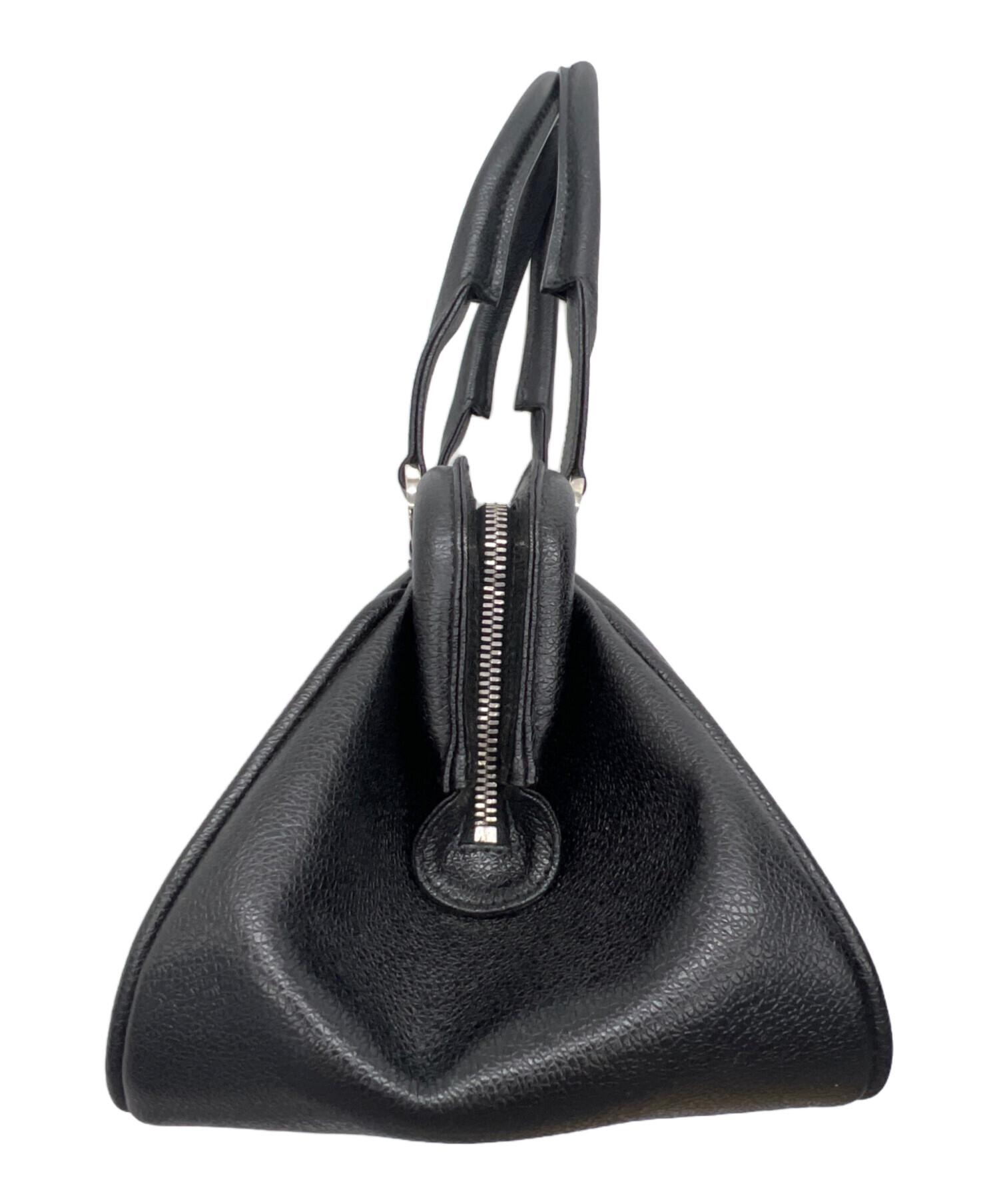 中古・古着通販】BVLGARI (ブルガリ) ハンドバッグ ブラック×レッド