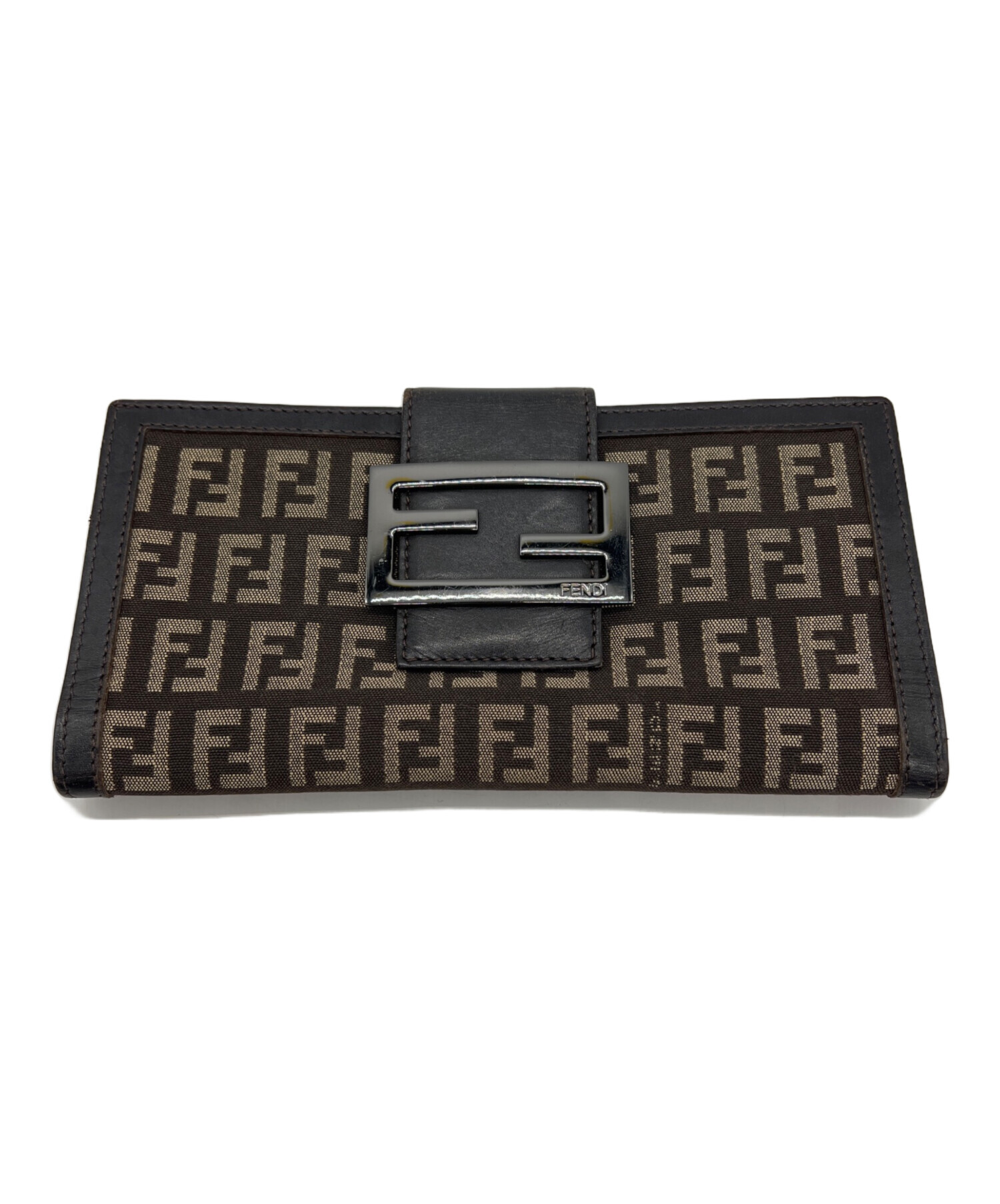 中古・古着通販】FENDI (フェンディ) 長財布 ブラウン｜ブランド・古着